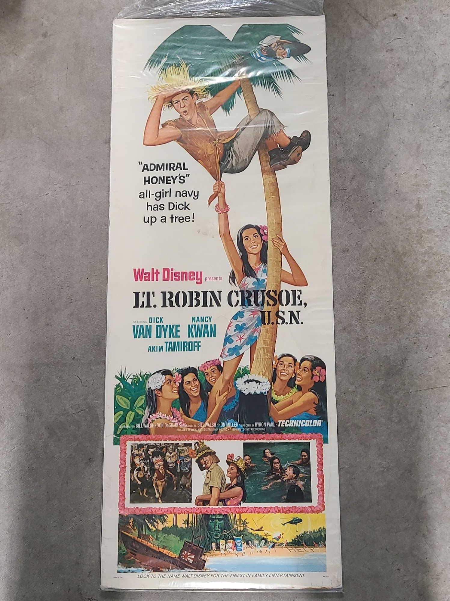 Lt. Robin Crusoe U.S.N 1966 Inserts