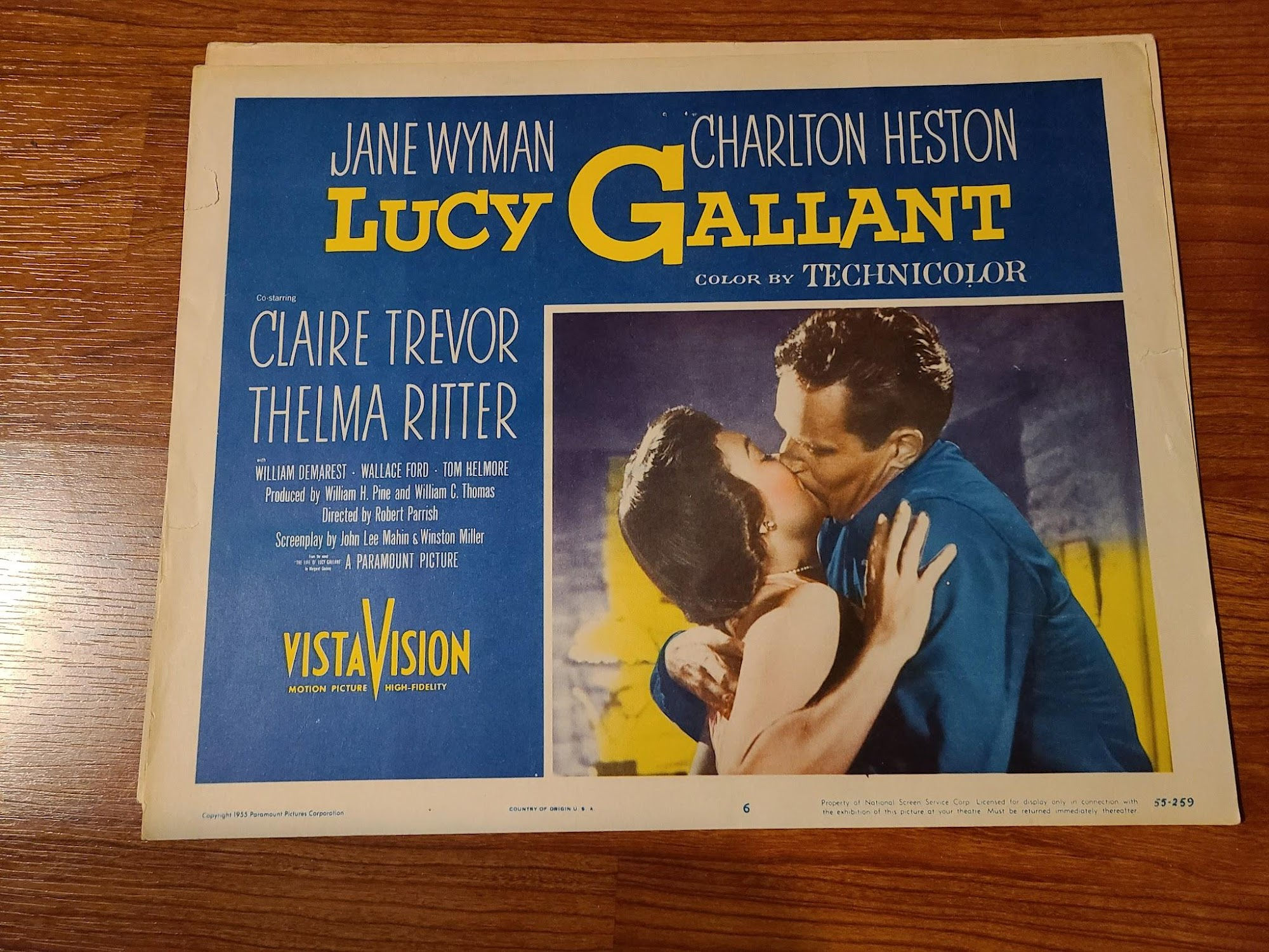 Lucy Gallant 1955 General Lobby Cards