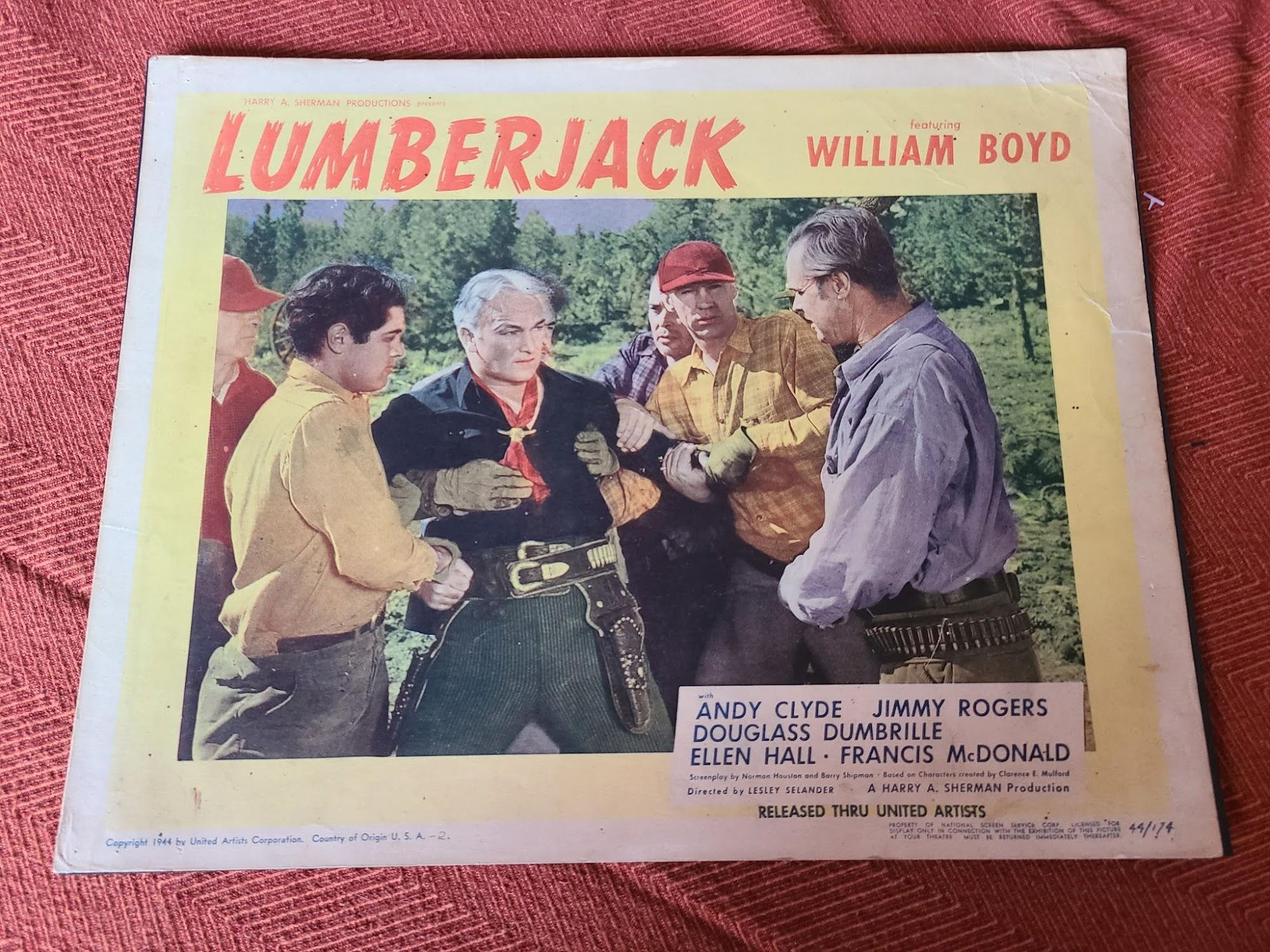 Lumberjack 1944 Western Lobby Cards
