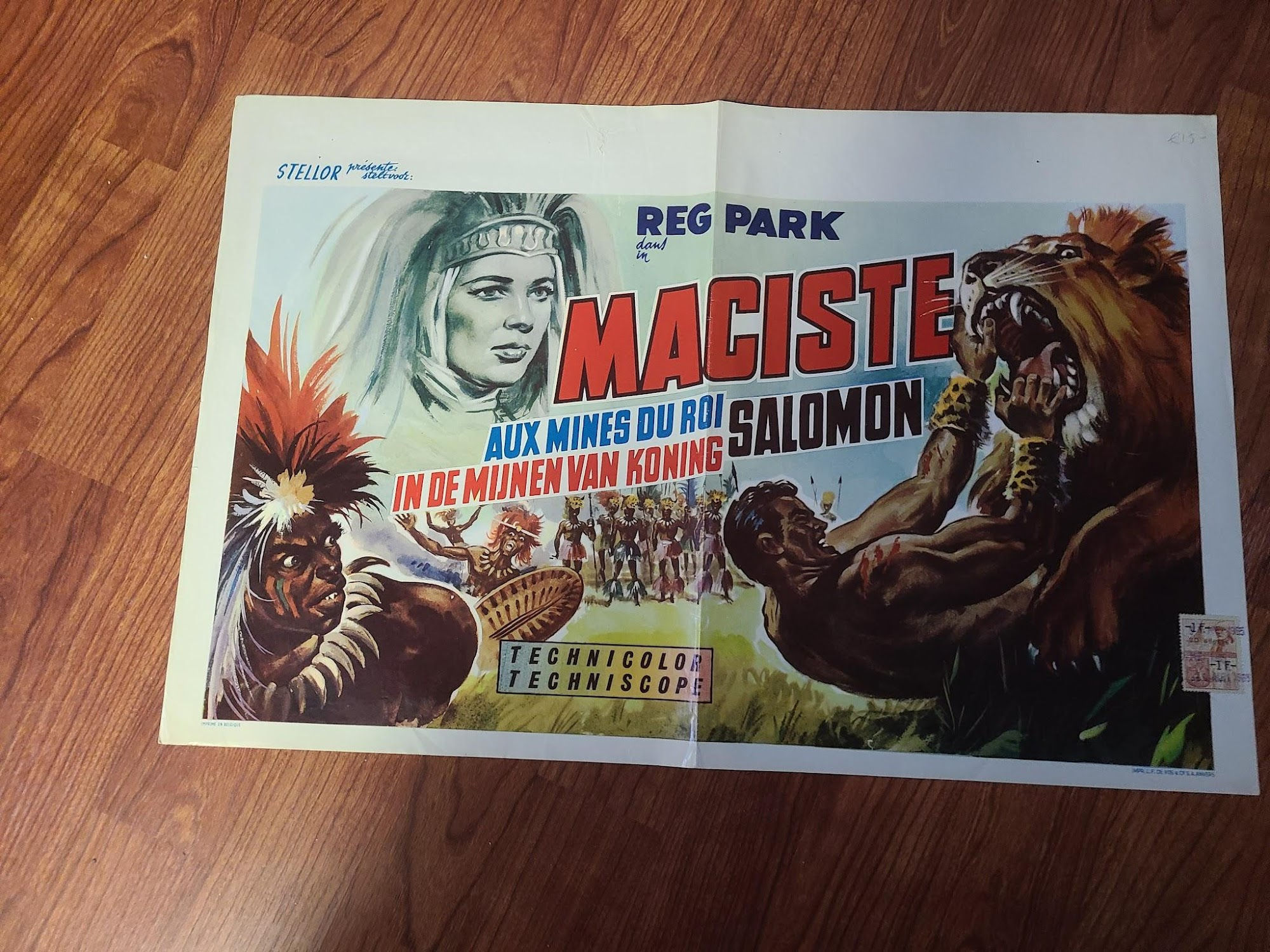 Maciste In King Solomon's Mines 1964 Belgium