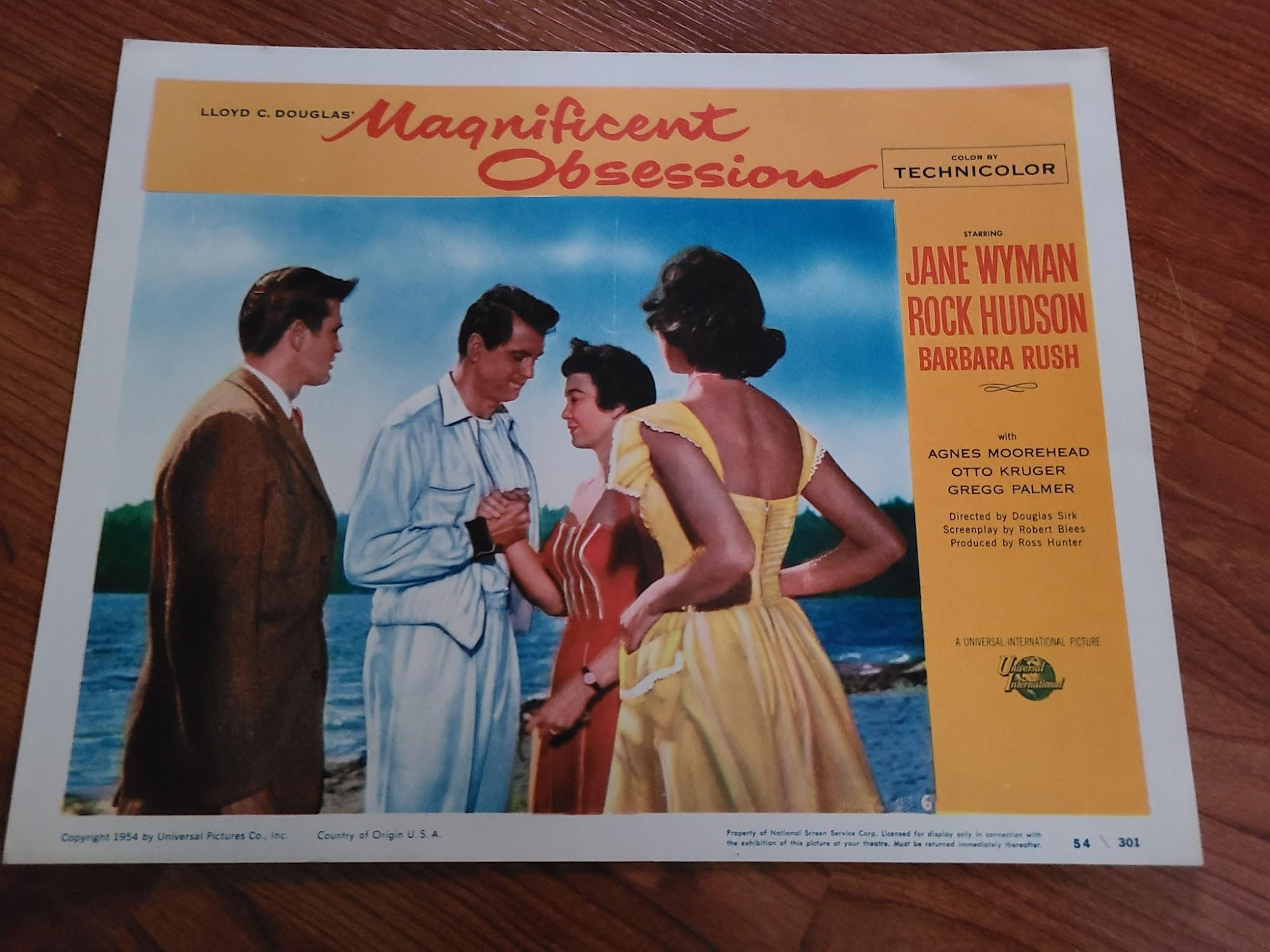 Magnificent Obsession 1954 General Lobby Cards