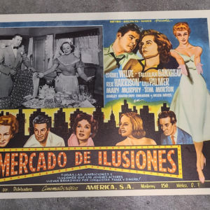 Main Street To Broadway 1953 Mexican Lobby Cards