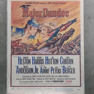 Major Dundee 1965 Window Cards