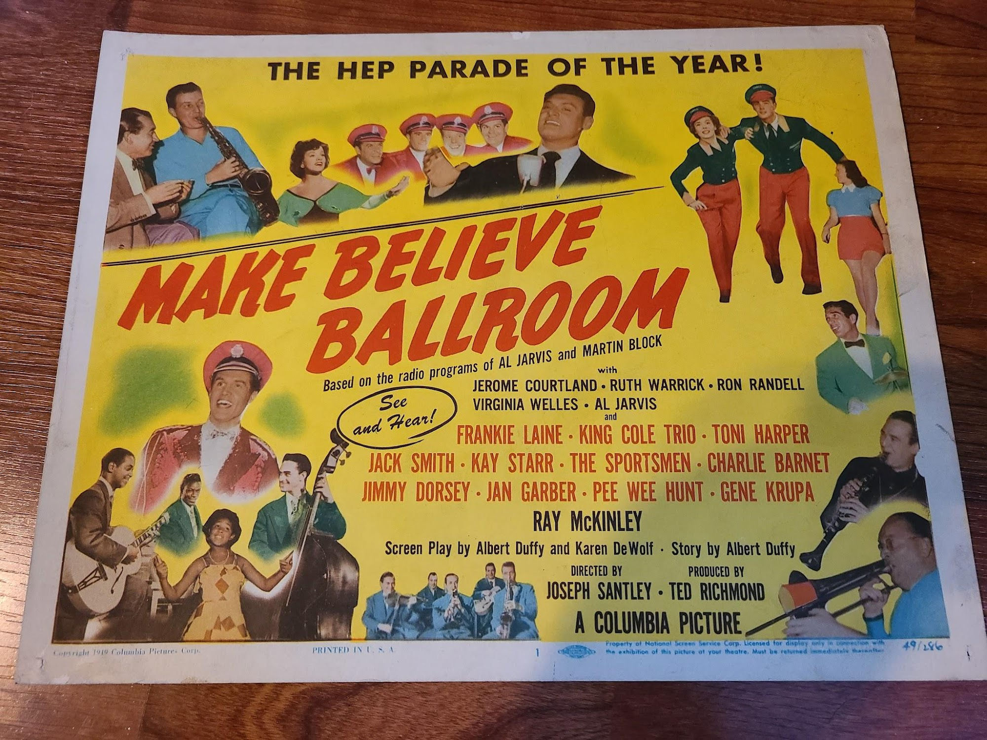 Make Believe Ballroom 1949 Title Cards