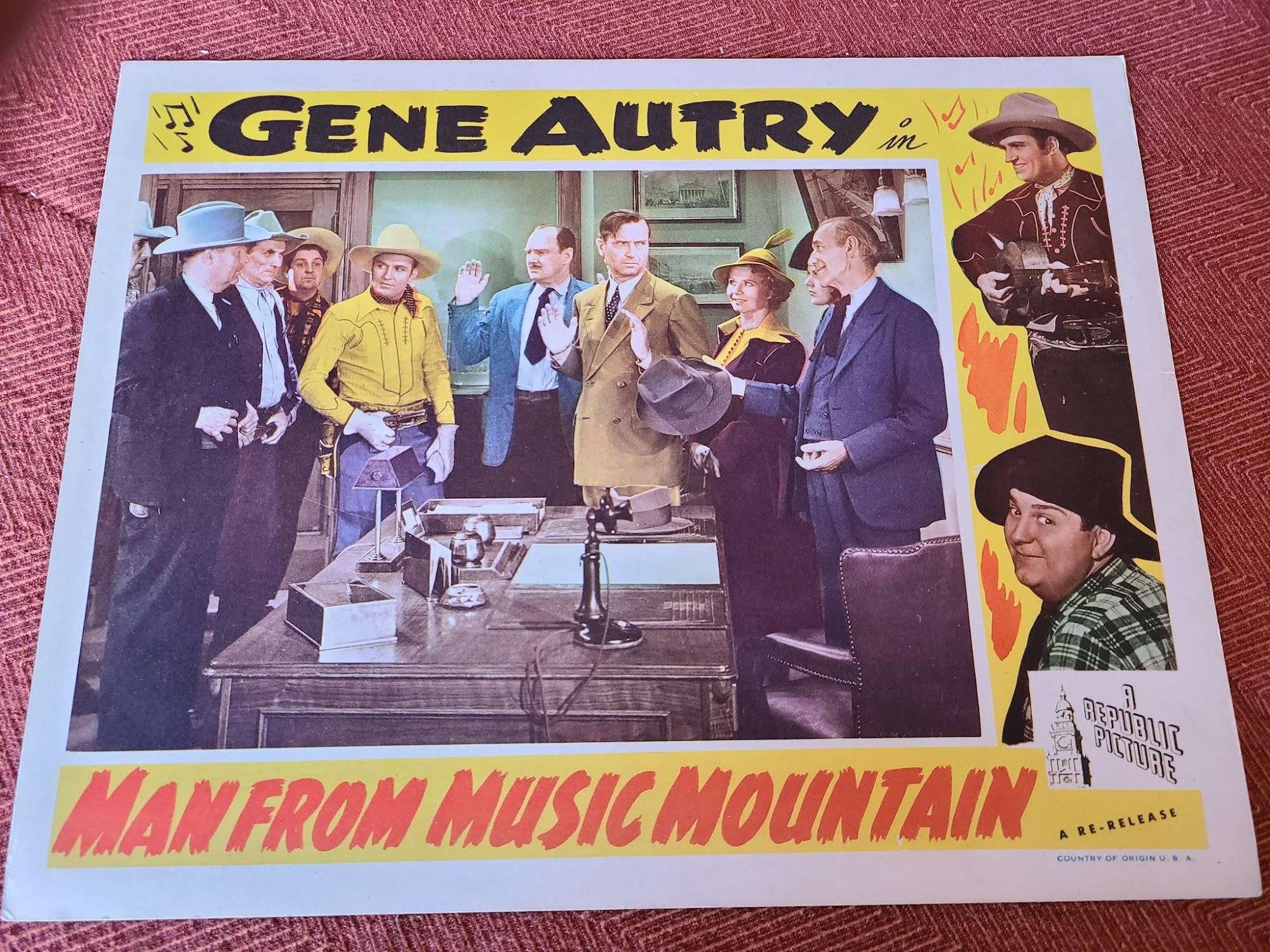Man From Music Mountain 1938 Western Lobby Cards
