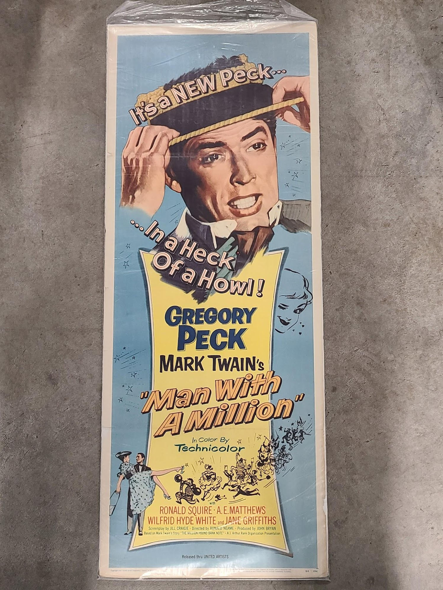 Man With A Million 1954 Inserts