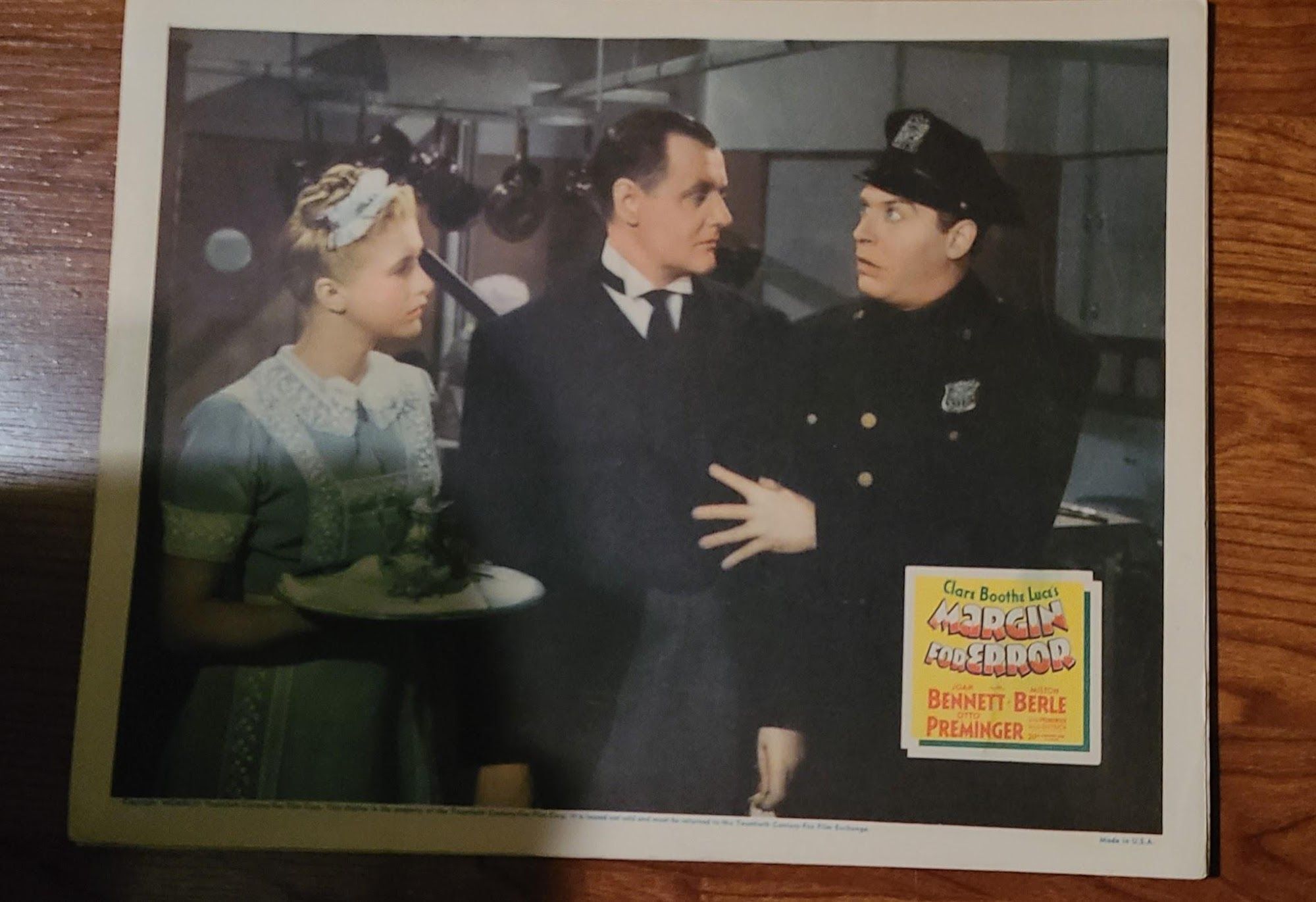Margin For Error 1943 General Lobby Cards
