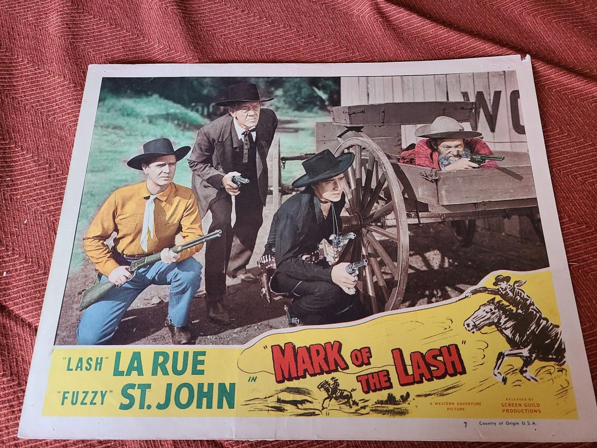 Mark Of The Lash 1948 Western Lobby Cards