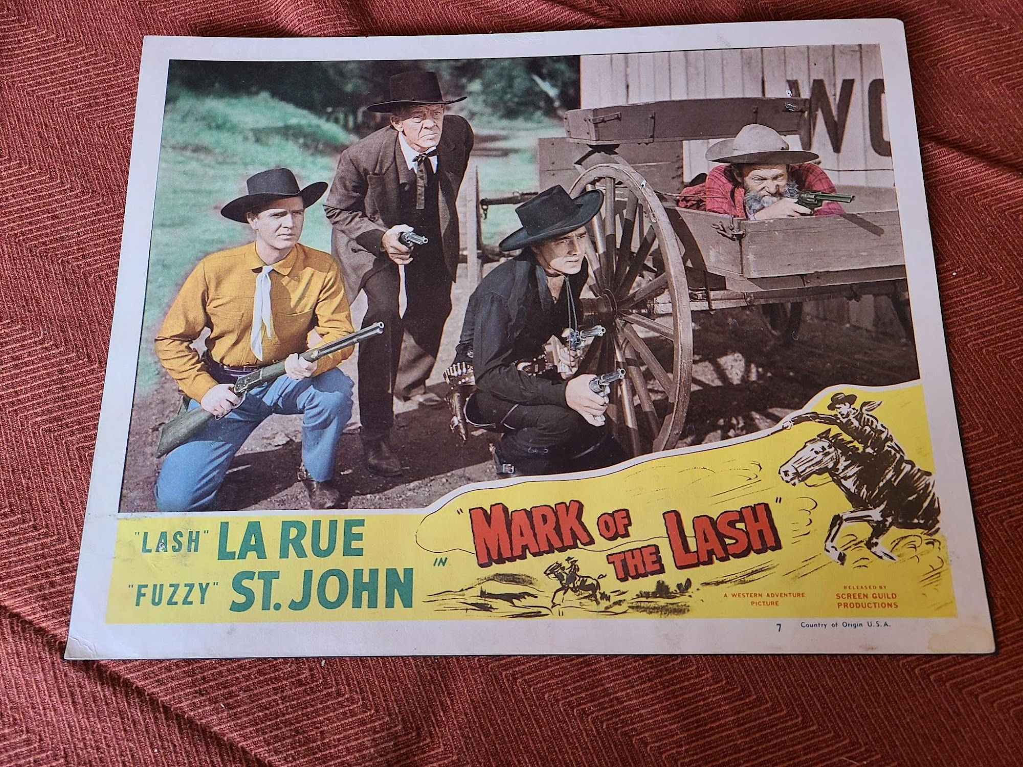 Mark Of The Lash 1948 Western Lobby Cards