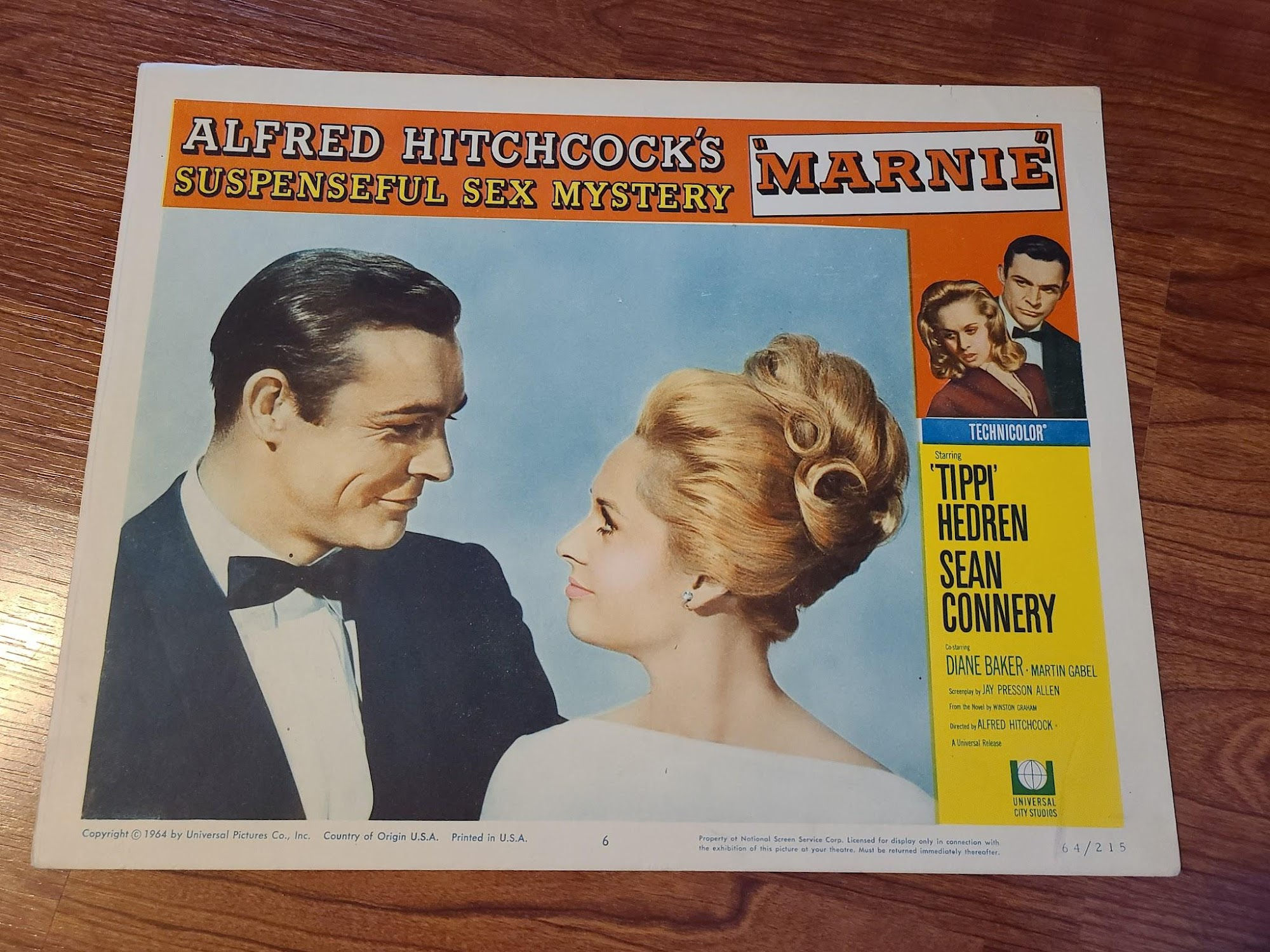 Marnie 1964 General Lobby Cards