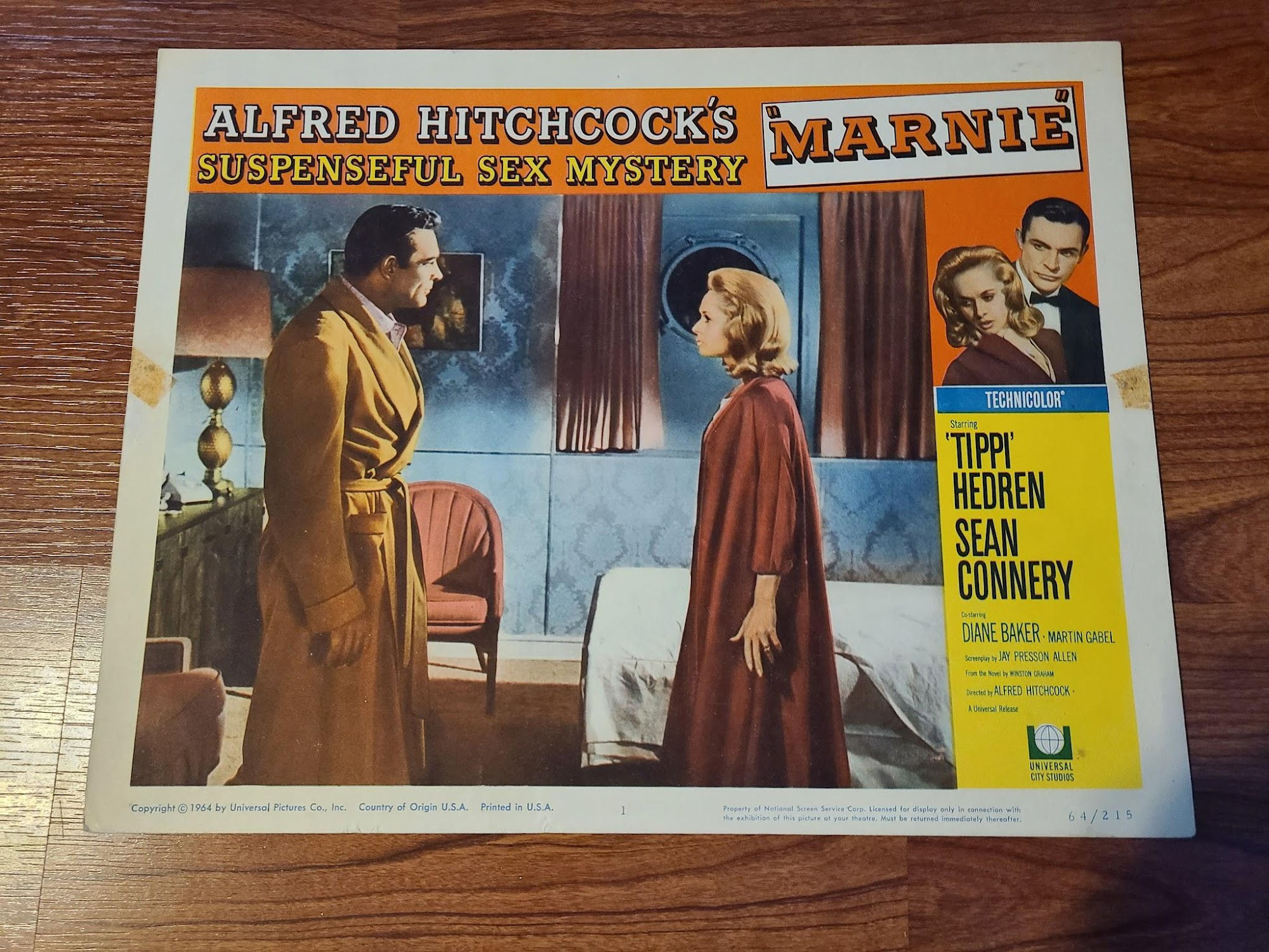 Marnie 1964 General Lobby Cards