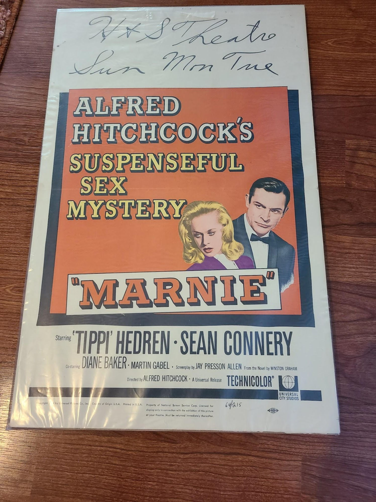 Marnie 1964 Window Cards