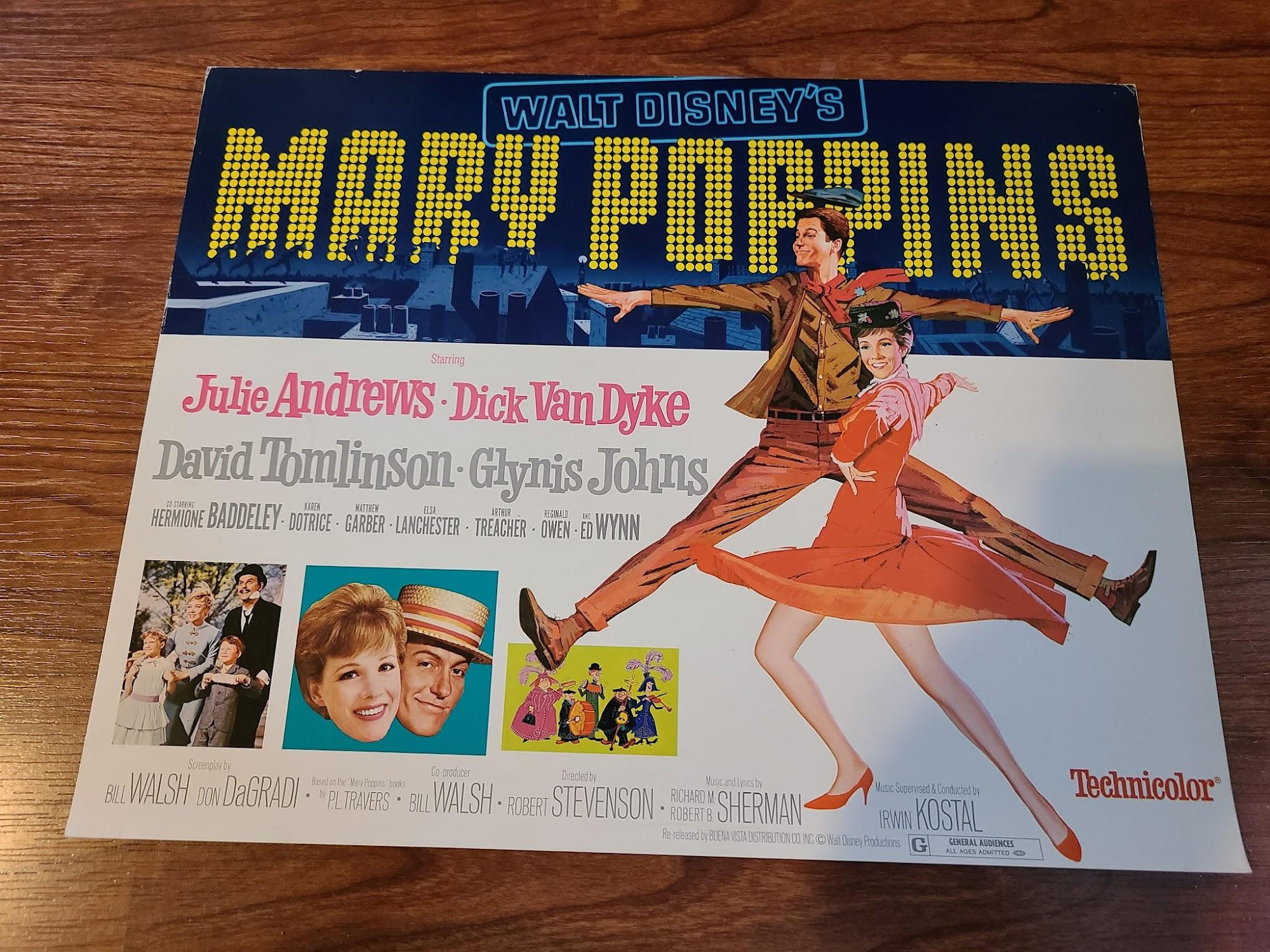 Mary Poppins 1964 Title Cards