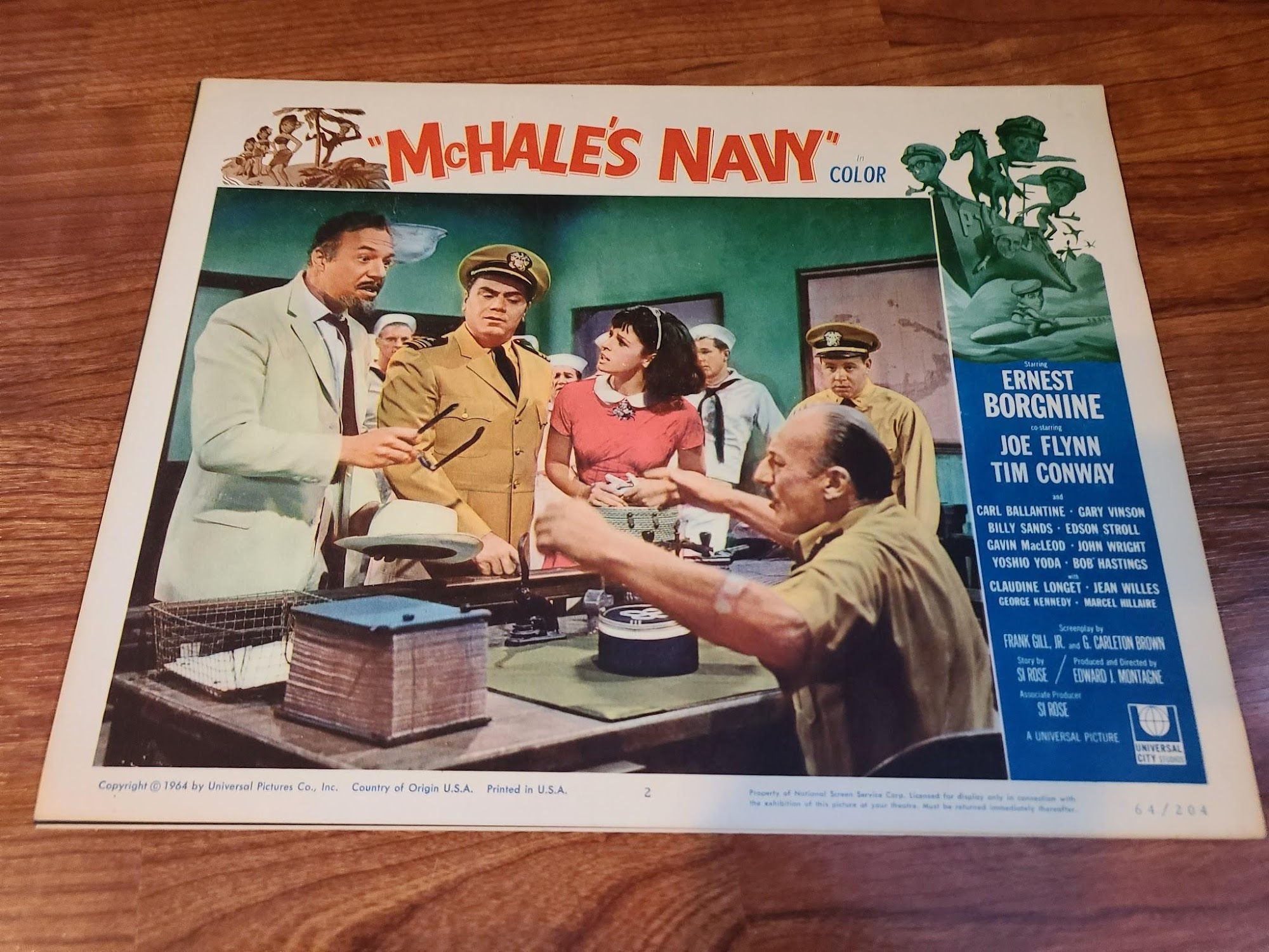 McHale's Navy 1964 Military/Aviation Lobby Cards