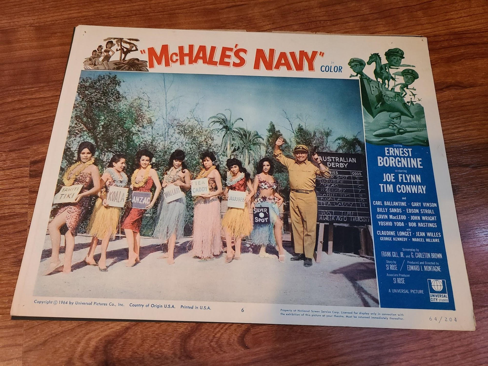McHale's Navy 1964 Military/Aviation Lobby Cards