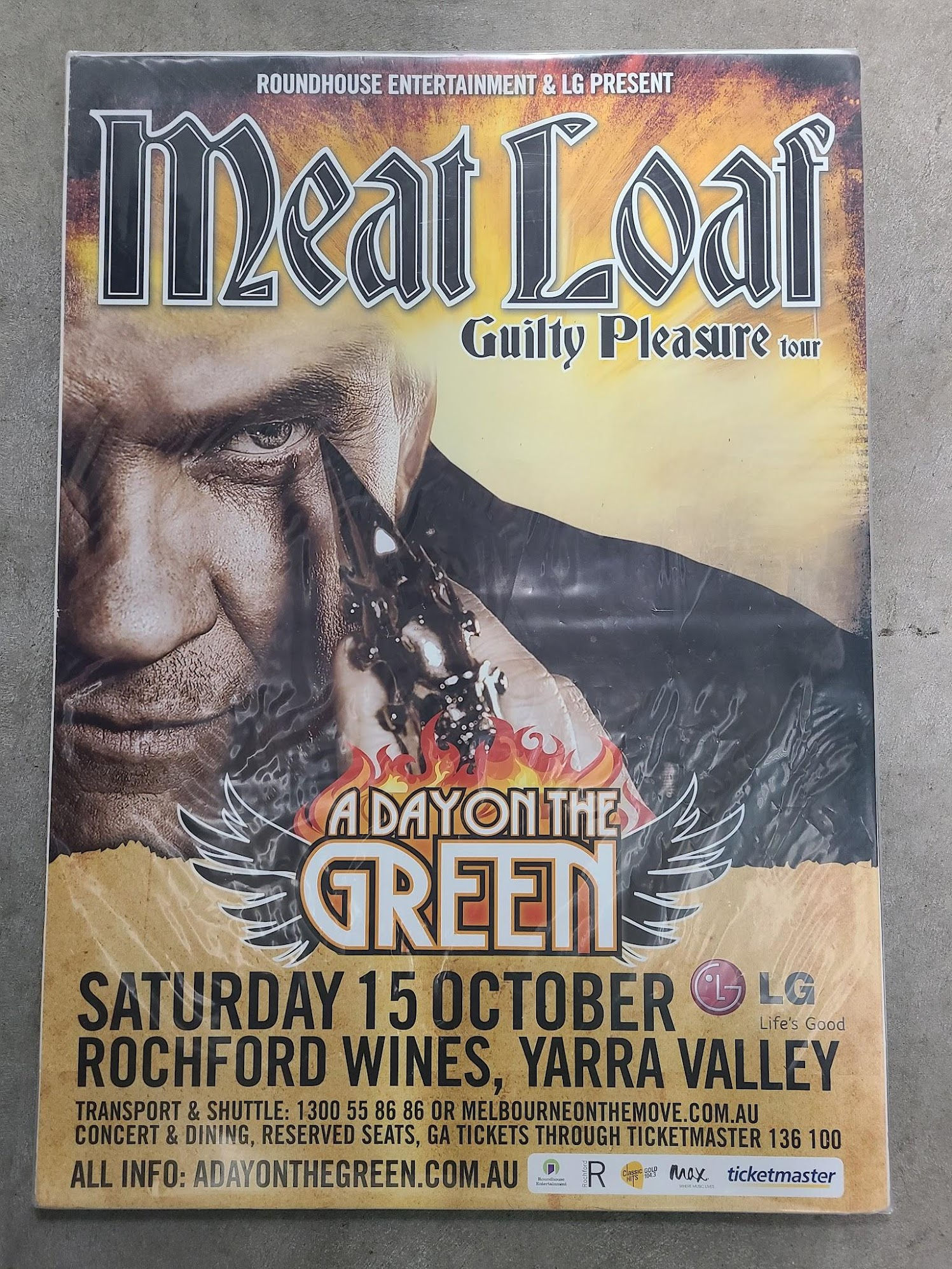 Meat Loaf/ Guilty Pleasure Tour 1993 1 Sheets/US