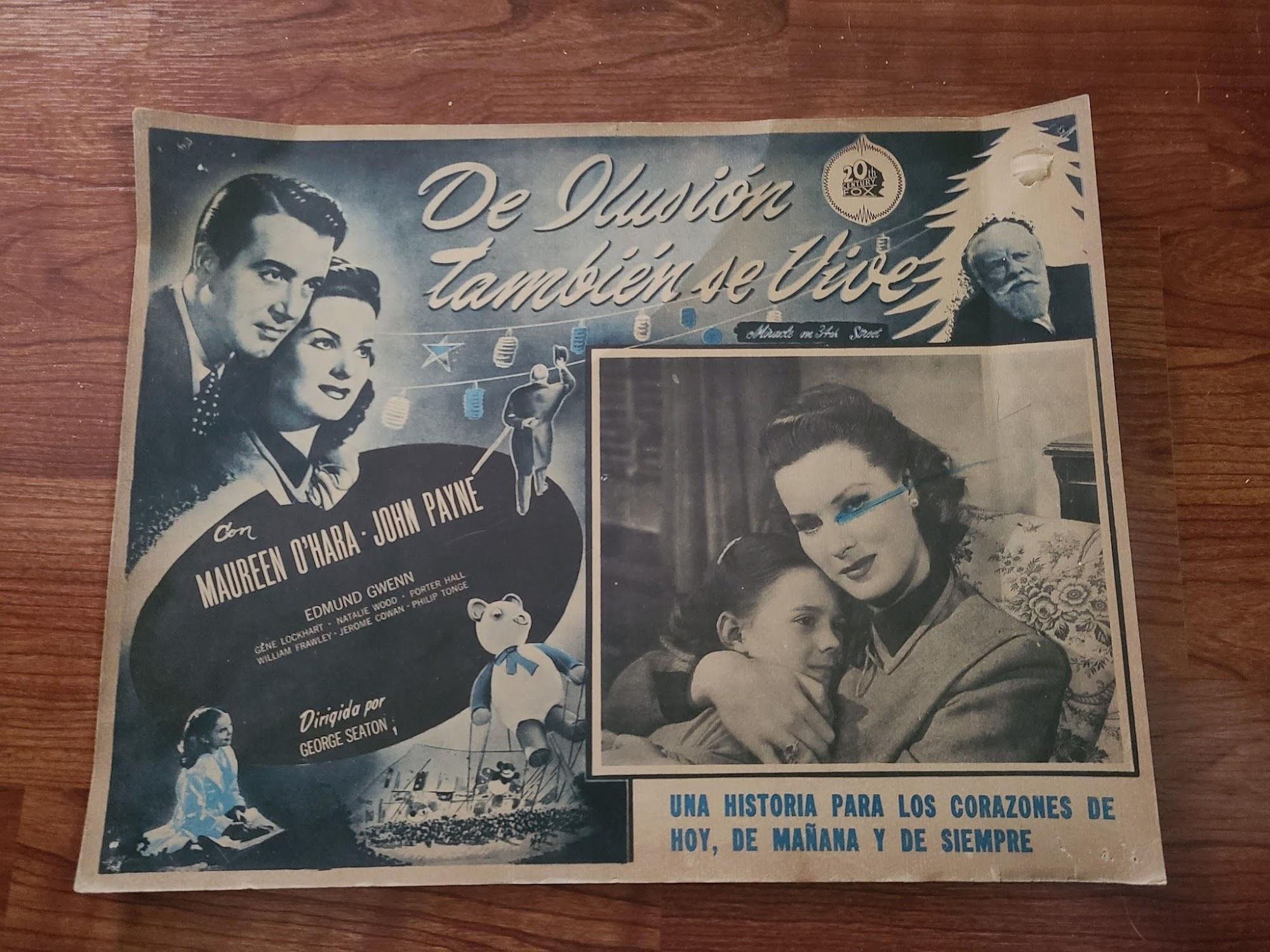 Miracle On 34th Street 1947 Mexican Lobby Cards
