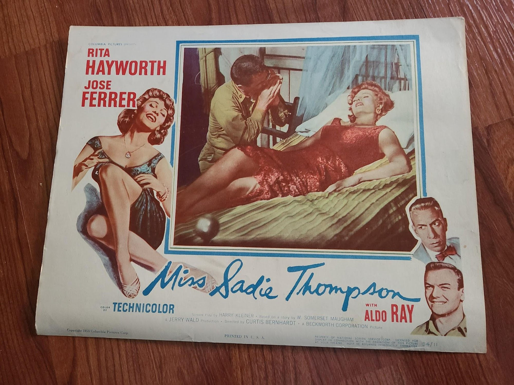 Miss Sadie Thompson 1953 General Lobby Cards