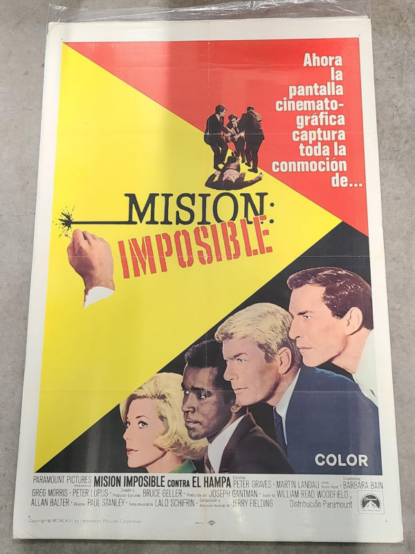 Mission Impossible 1968 1 Sheets/US