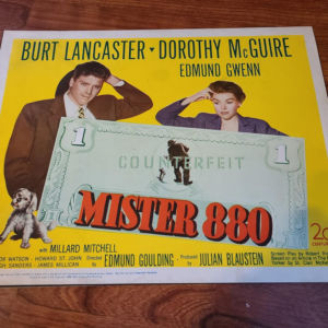 Mister 880 1950 Title Cards