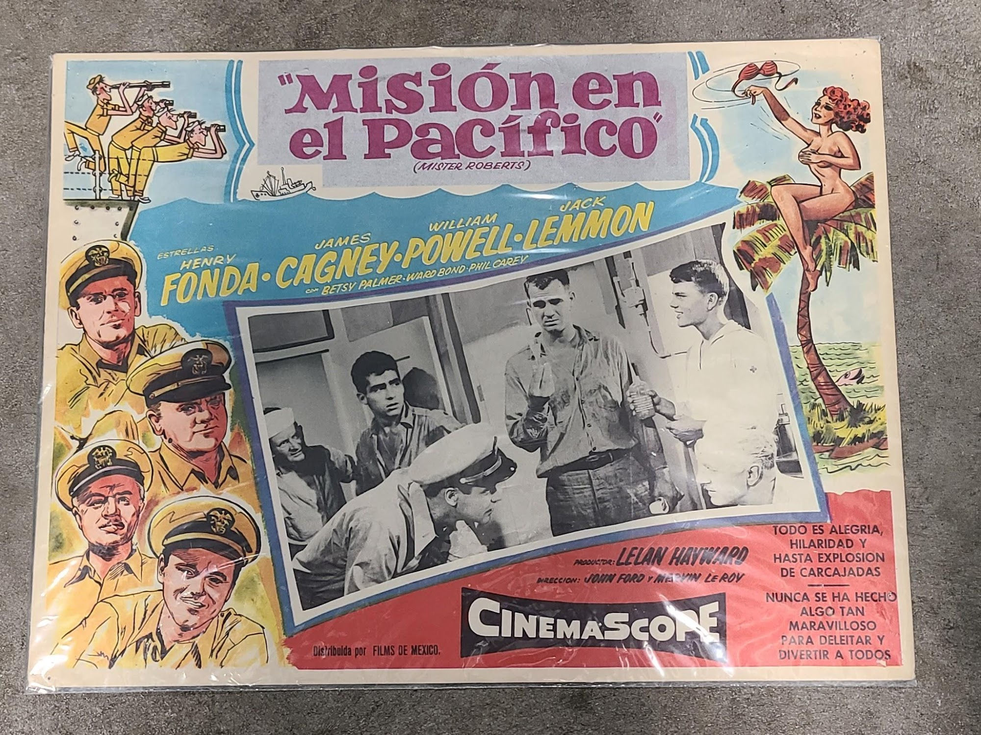MIster Roberts 1955 Mexican Lobby Cards