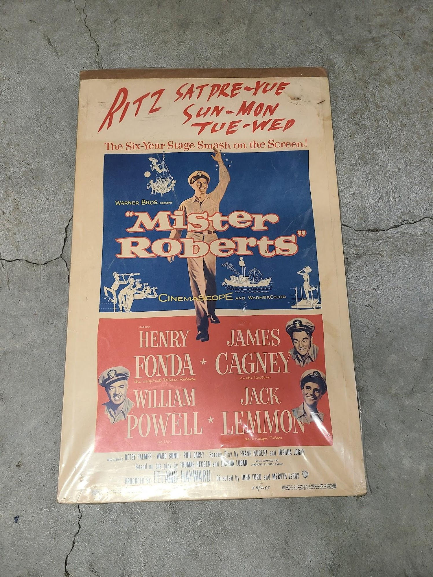 Mister Roberts 1955 Window Cards