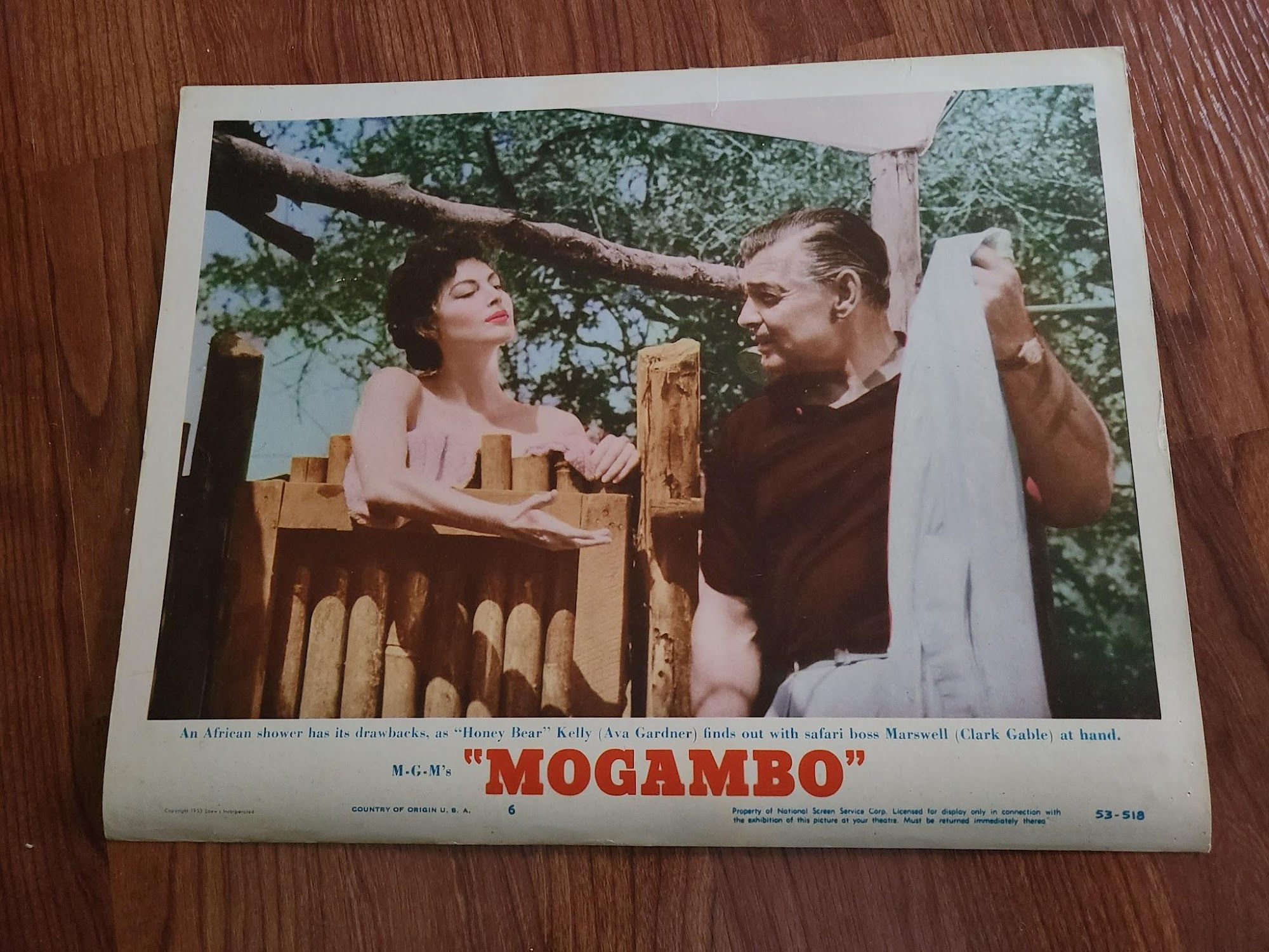 Mogambo 1953 General Lobby Cards
