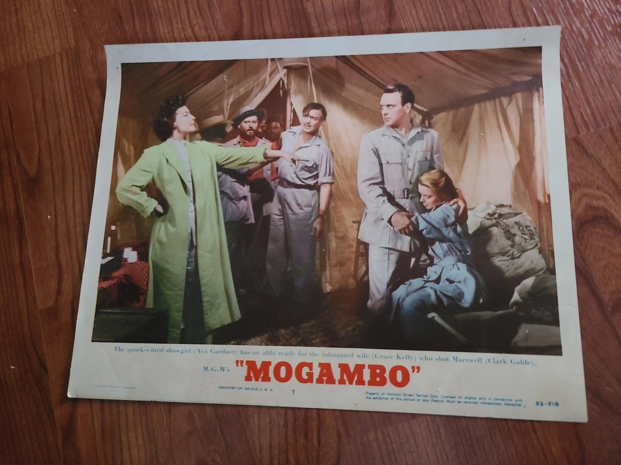 Mogambo 1953 General Lobby Cards