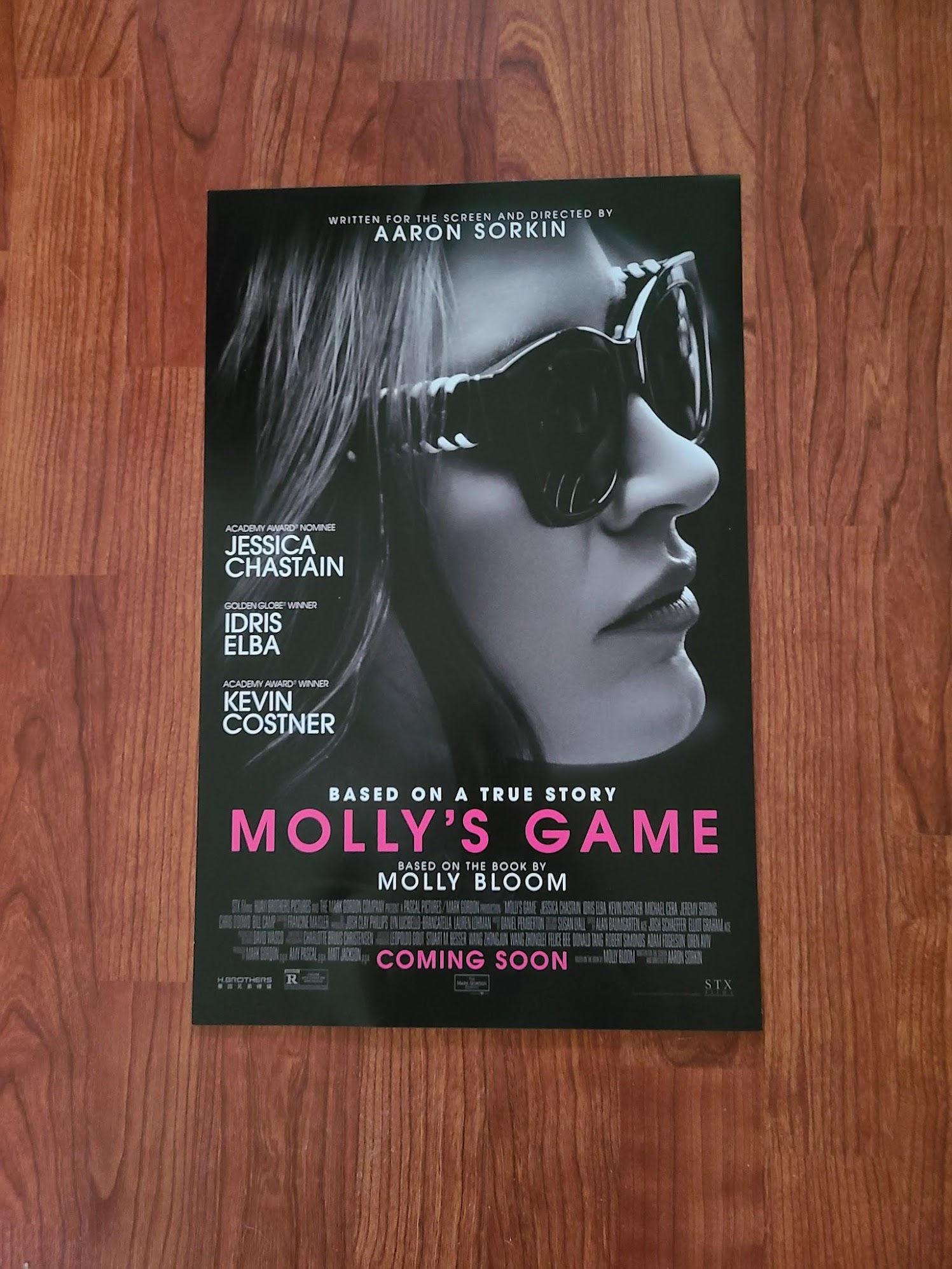 Molly's Game 2017 Window Cards