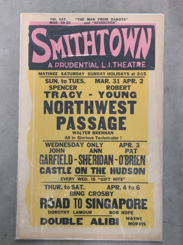 Movie Theatre Poster 1940 Window Cards