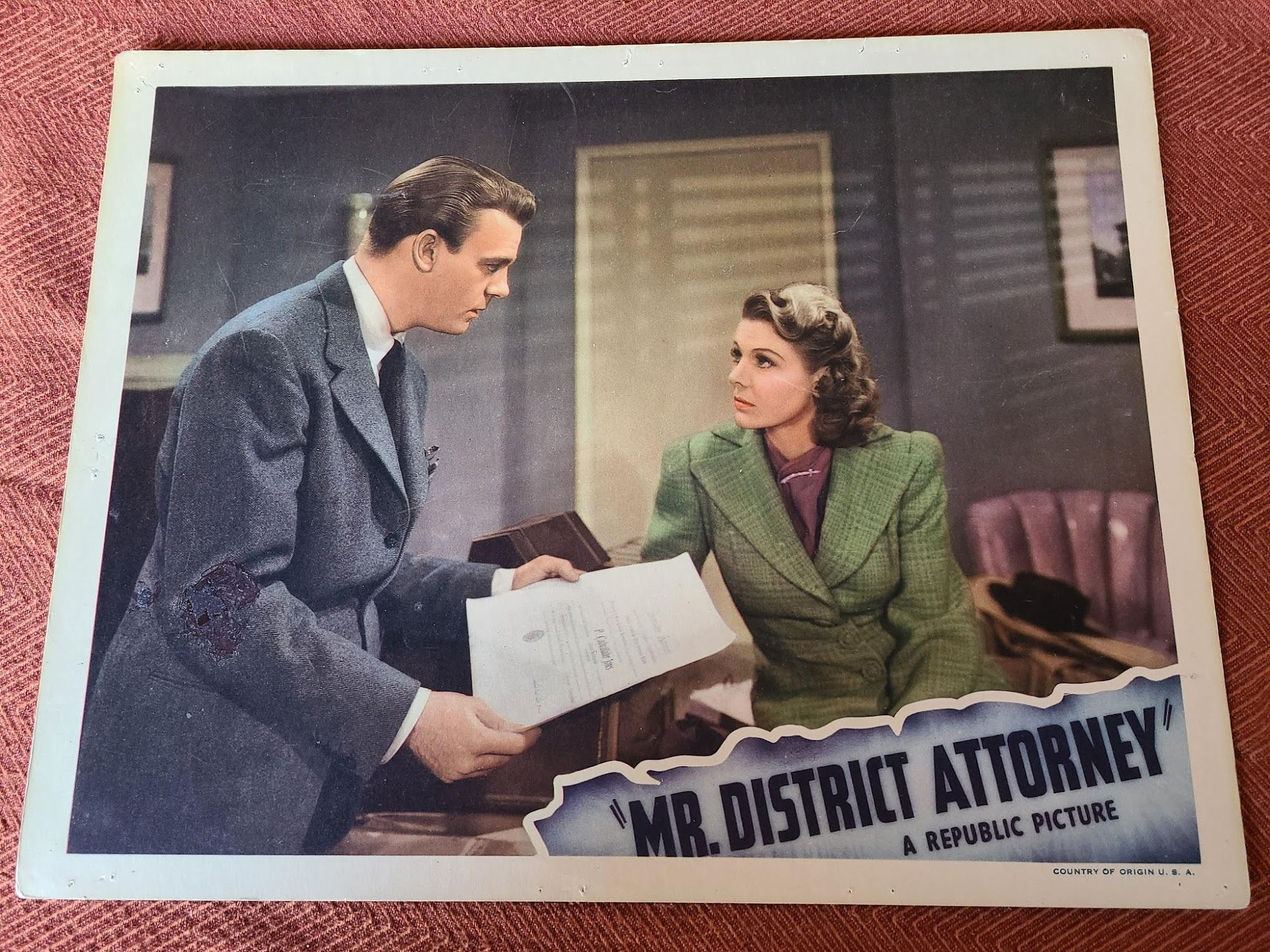 Mr. District Attorney 1941 General Lobby Cards