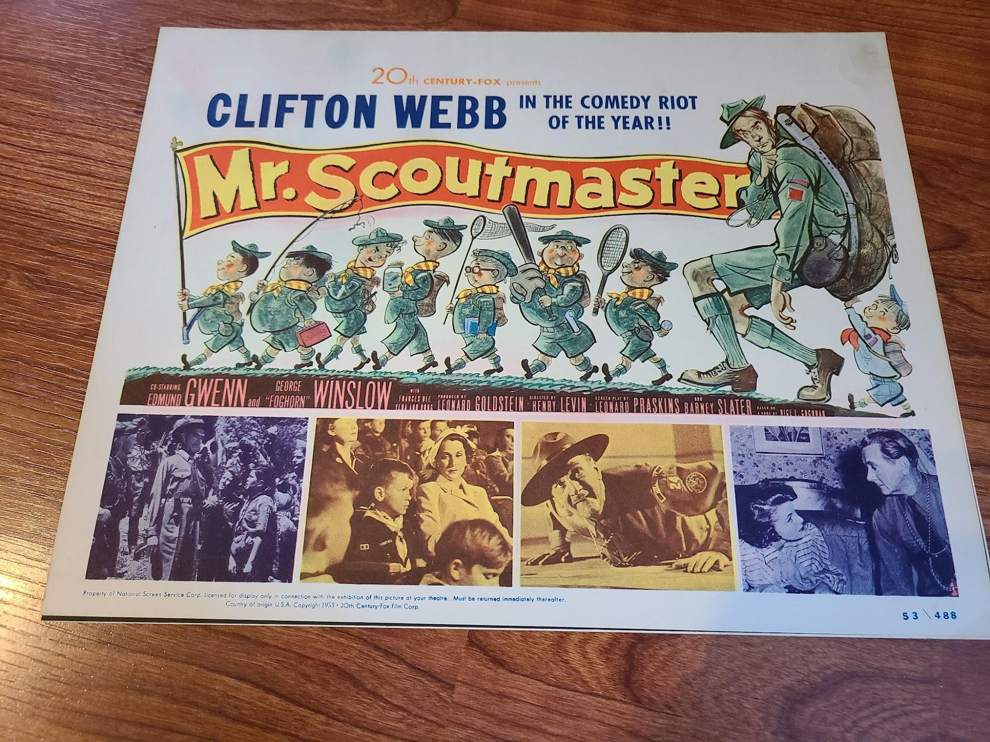 Mr. Scoutmaster 1953 Title Cards