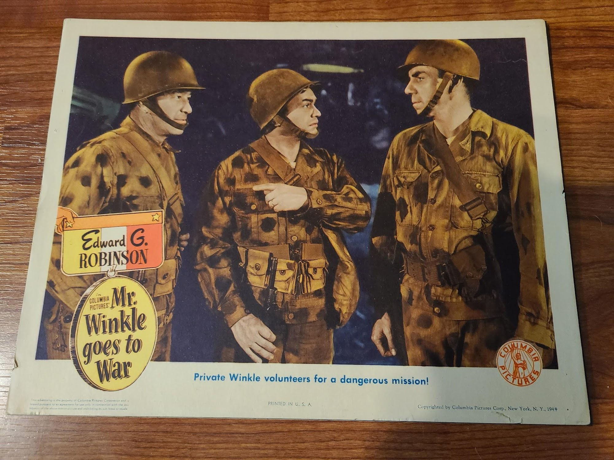 Mr. Winkle Goes To War 1944 Military/Aviation Lobby Cards