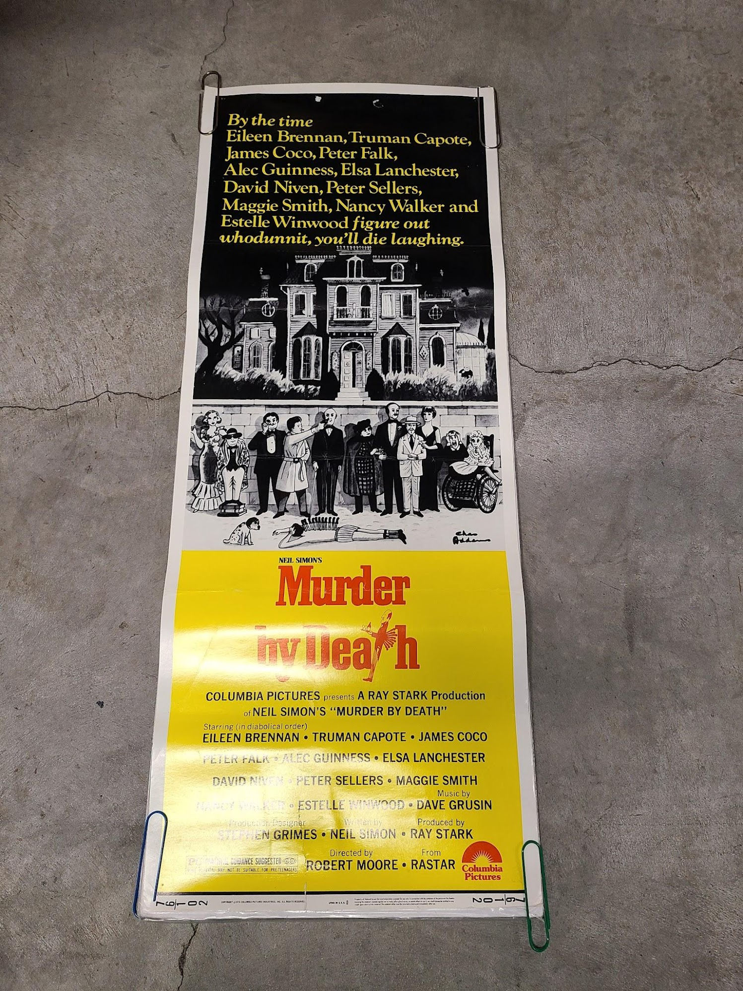 Murder By Death 1976 Inserts