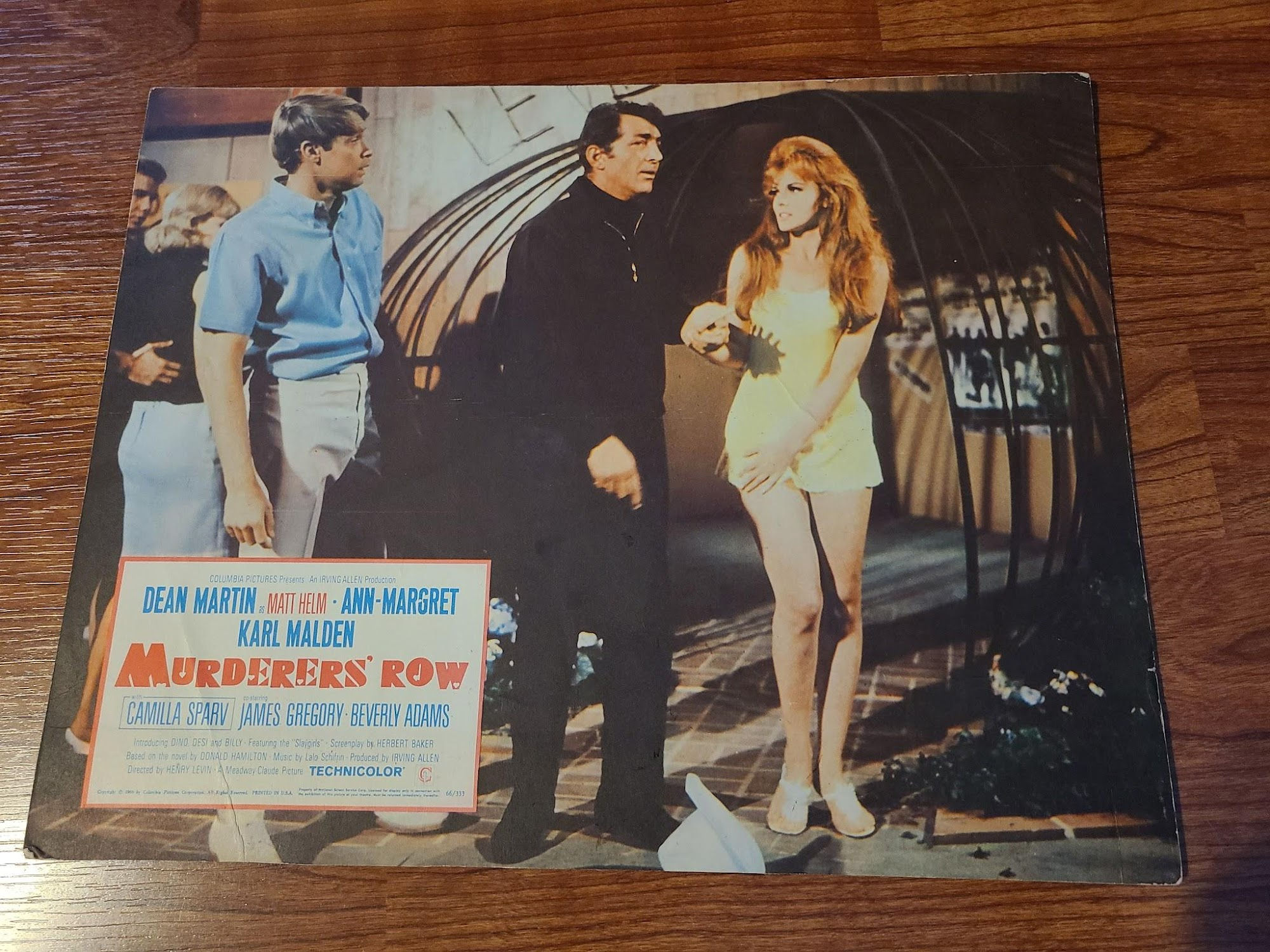 Murderers' Row 1966 General Lobby Cards