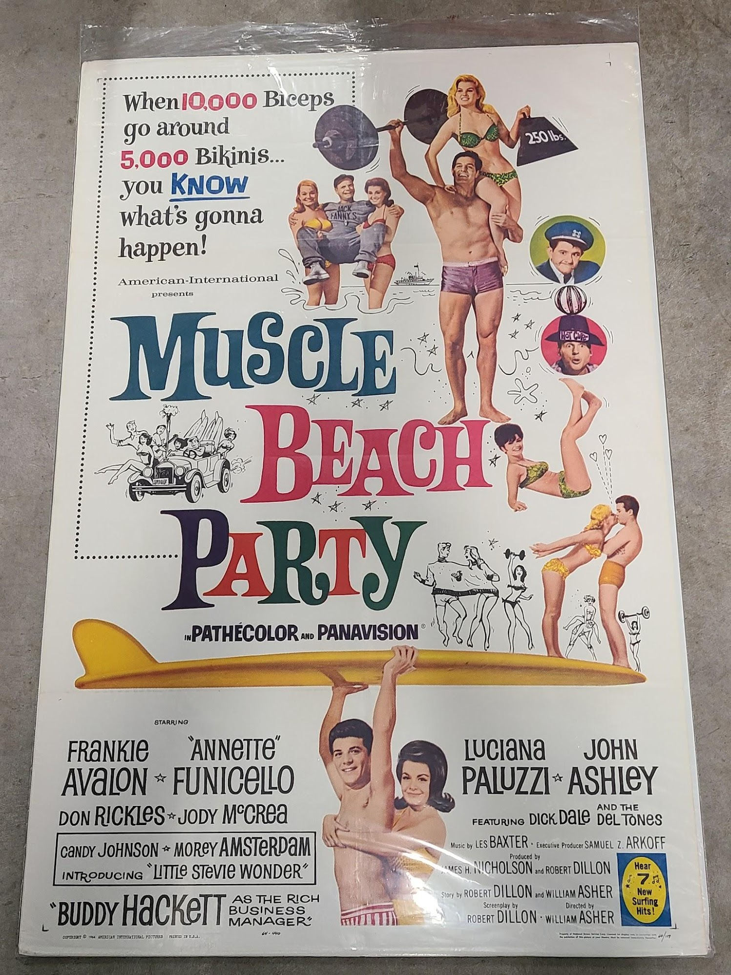 Muscle Beach Party 1964 1 Sheets/US
