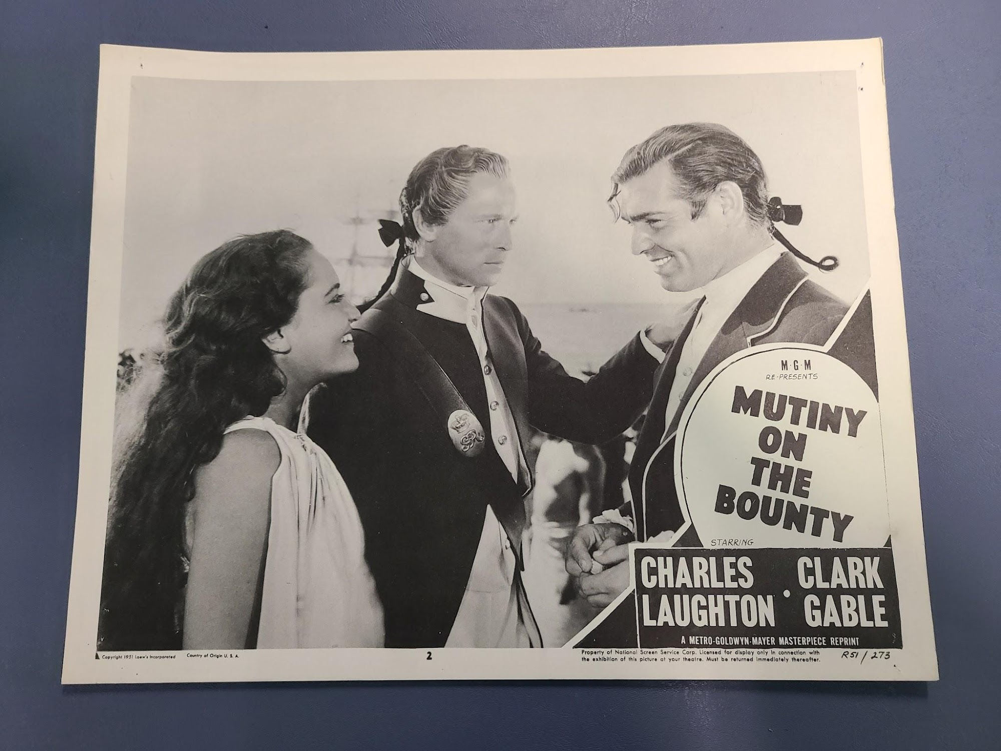 Mutiny On The Bounty 1935 General Lobby Cards