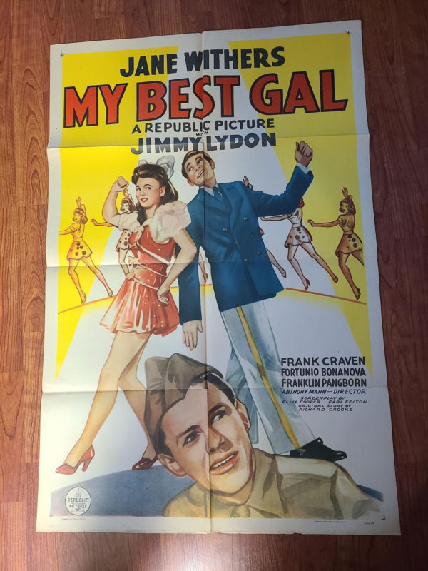 My Best Gal 1944 1 Sheets/US