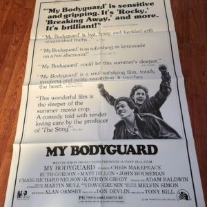 My Bodyguard 1980 1 Sheets/US