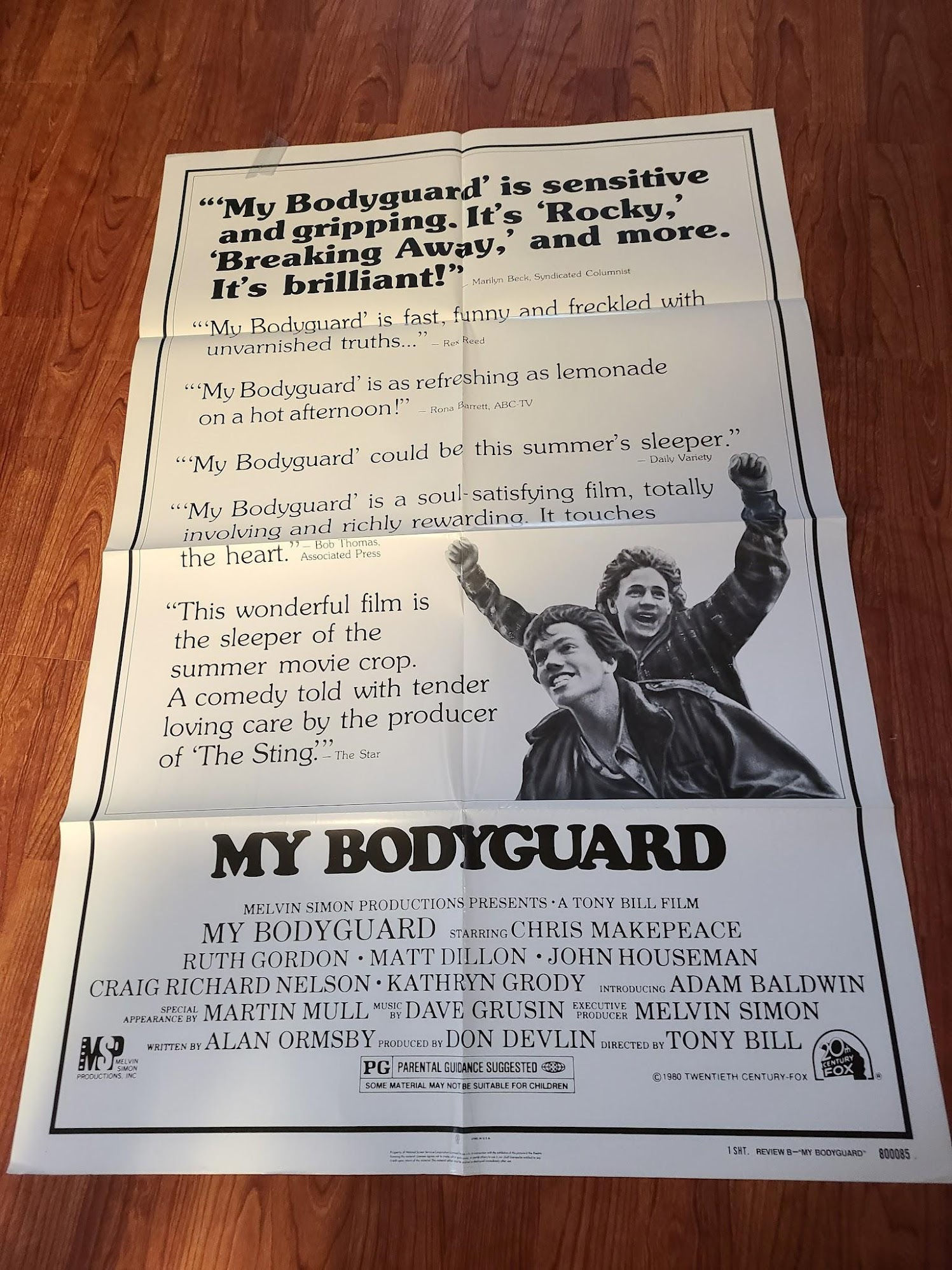 My Bodyguard 1980 1 Sheets/US