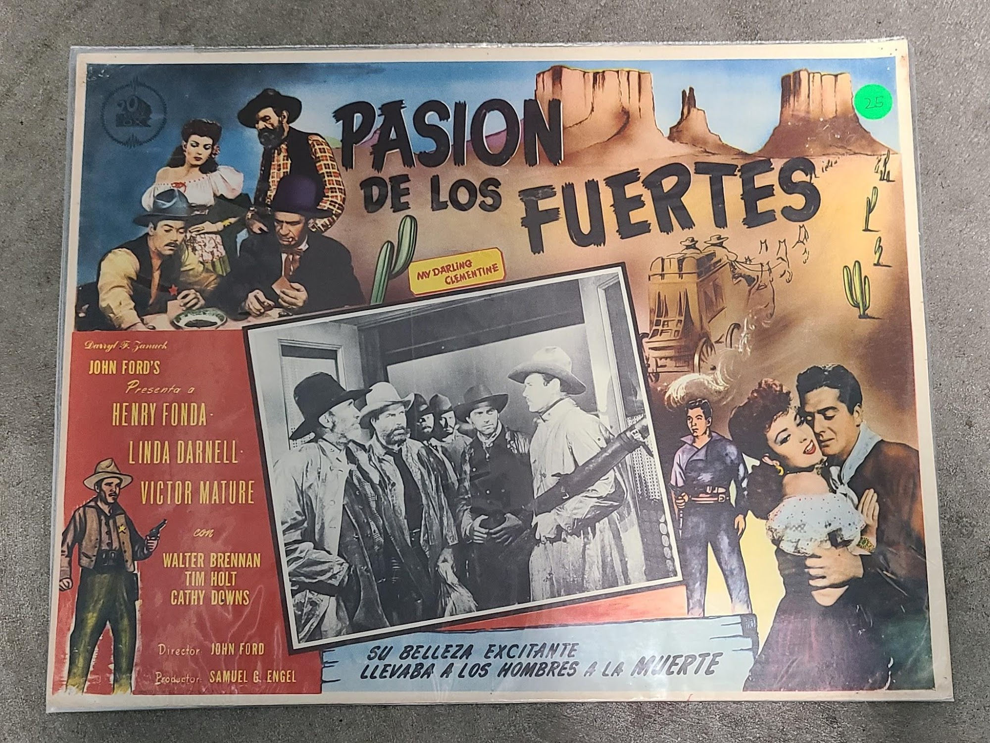 My Darling Clementine 1946 Mexican Lobby Cards