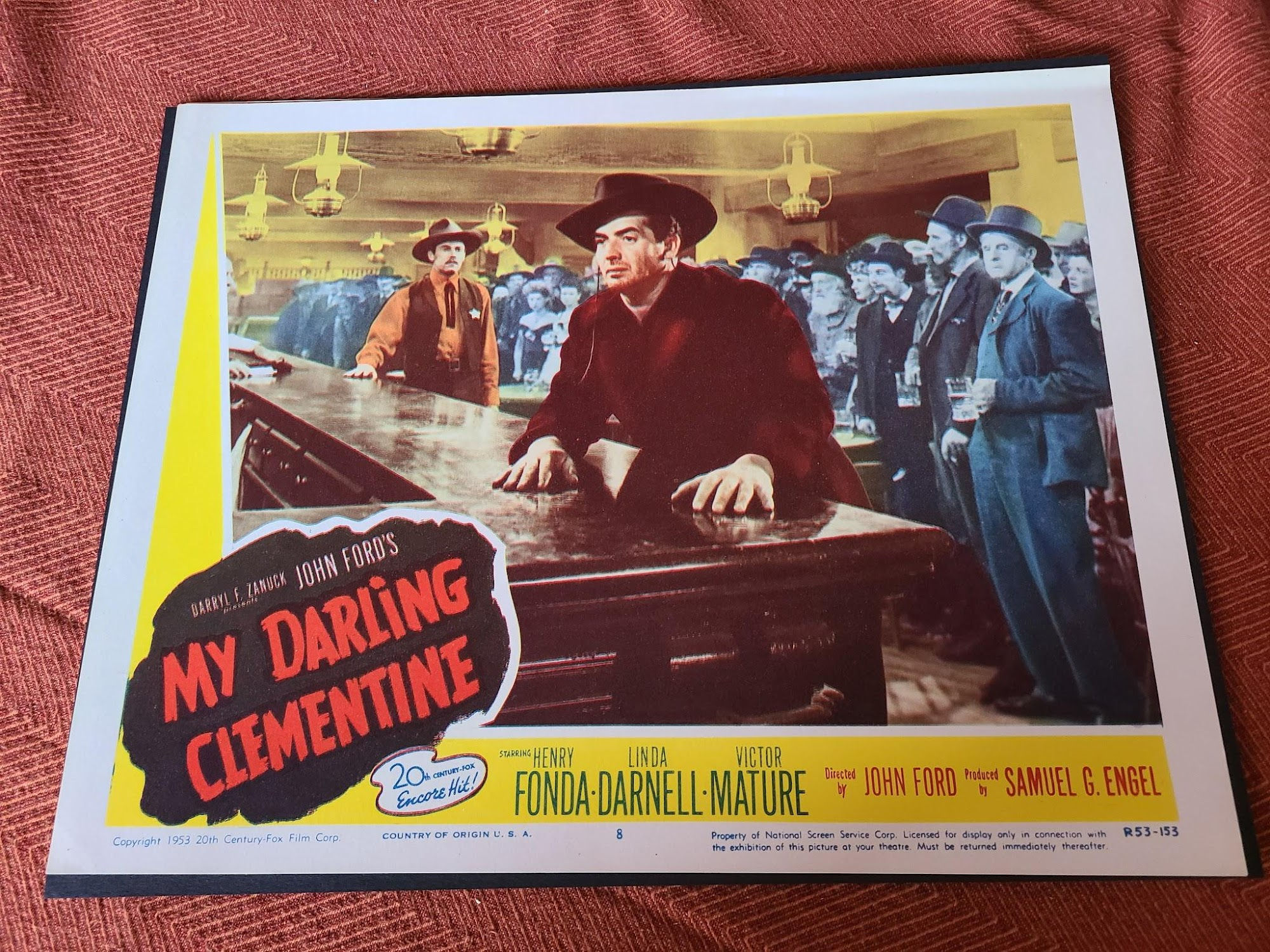 My Darling Clementine 1946 Western Lobby Cards