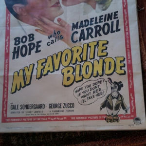 My Favorite Blonde 1942 1 Sheets/US