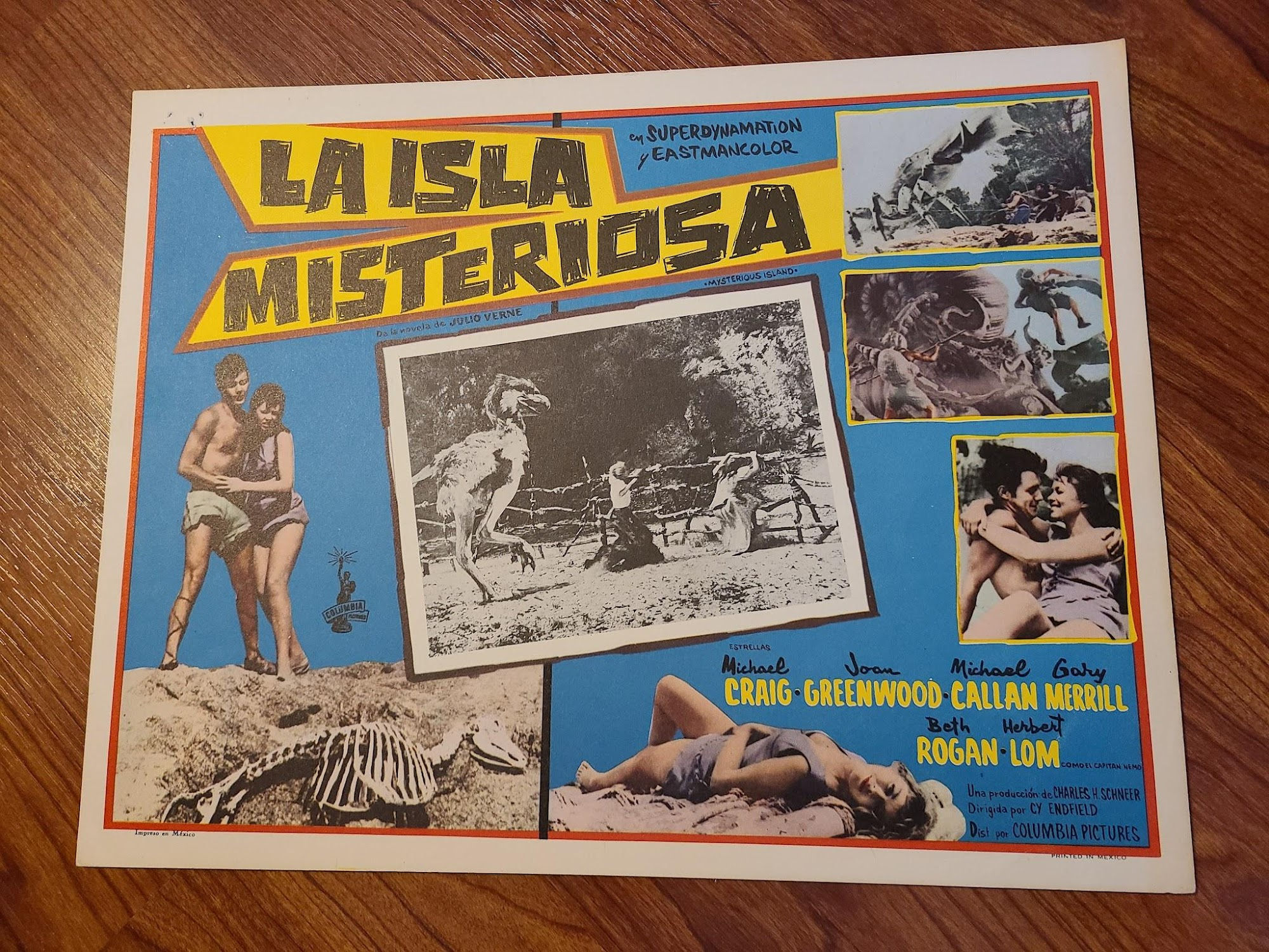Mysterious Island 1961 General Lobby Cards