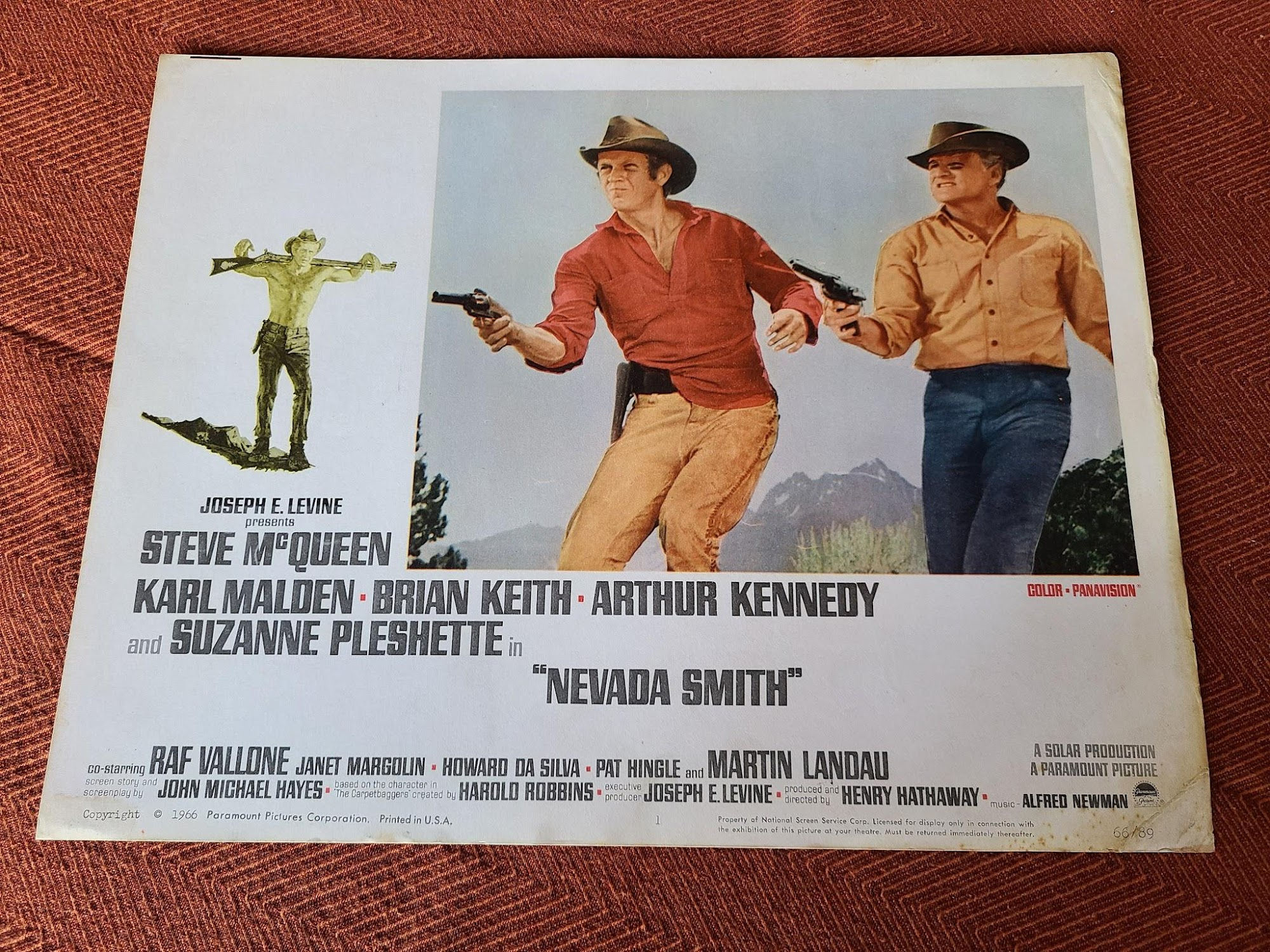 Nevada Smith 1966 Western Lobby Cards