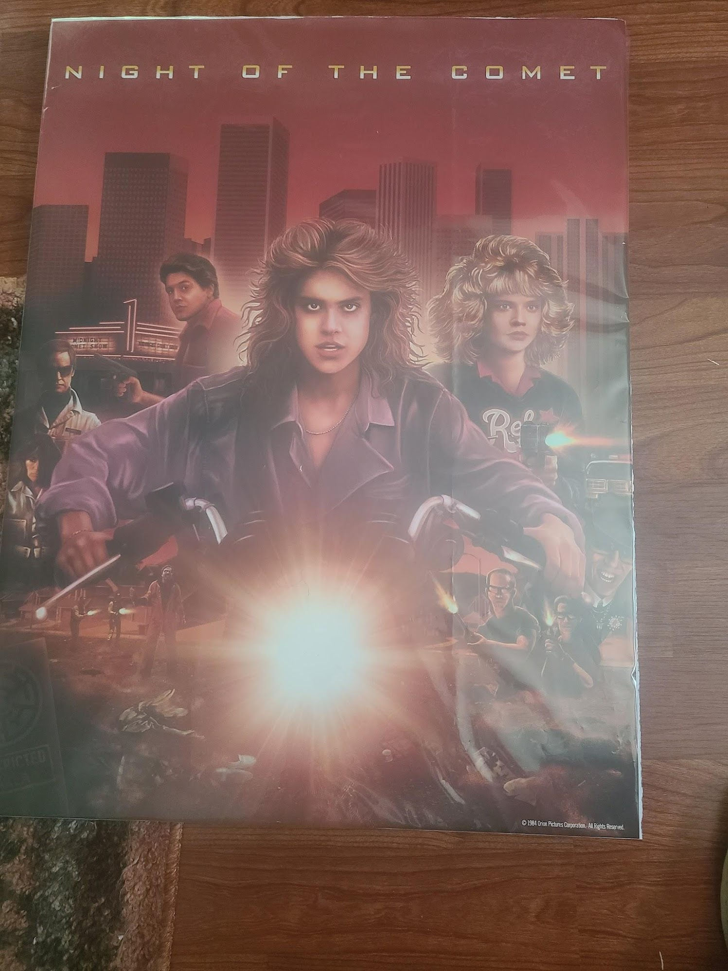 Night Of The Comet 1984 Window Cards