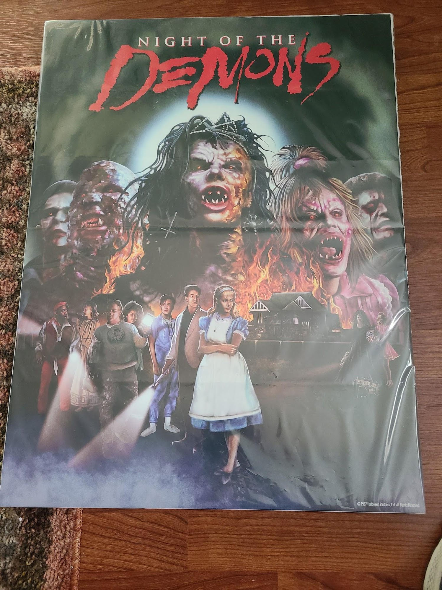 Night Of the Demons 1988 Window Cards
