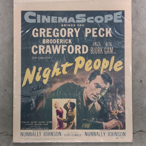 Night People 1954 Window Cards