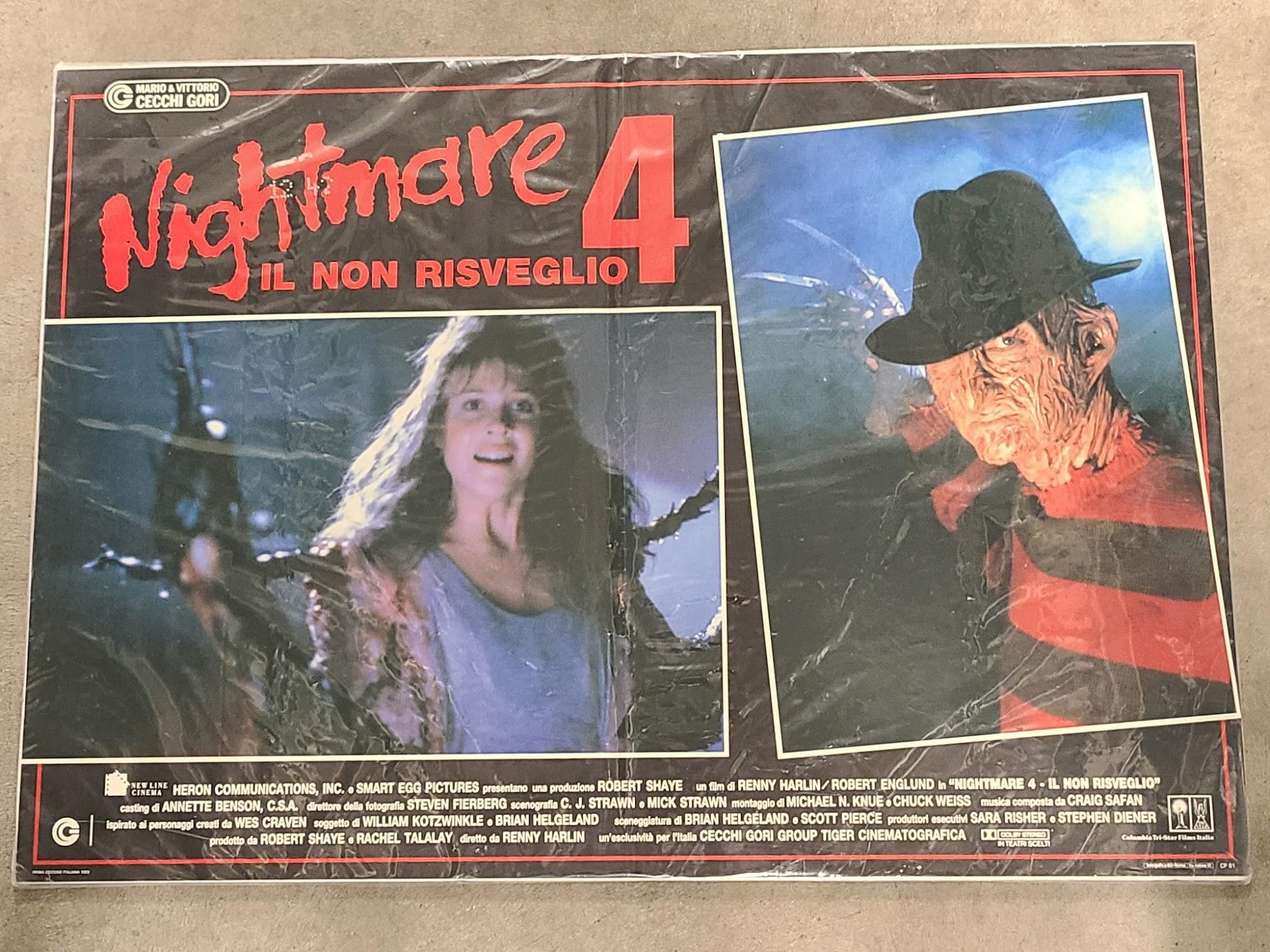 Nightmare On Elm Street 4; Dream Master 1988 Fotobusta