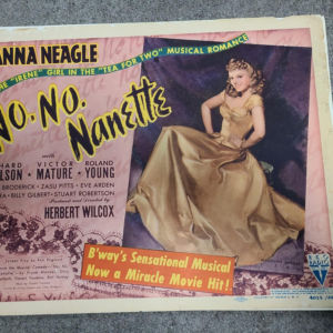 No No Nanette 1940 Title Cards